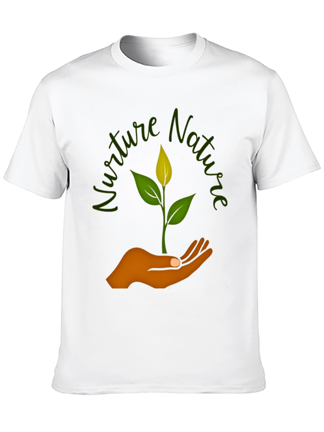 Nurture Nature Graphic T-Shirt - Black