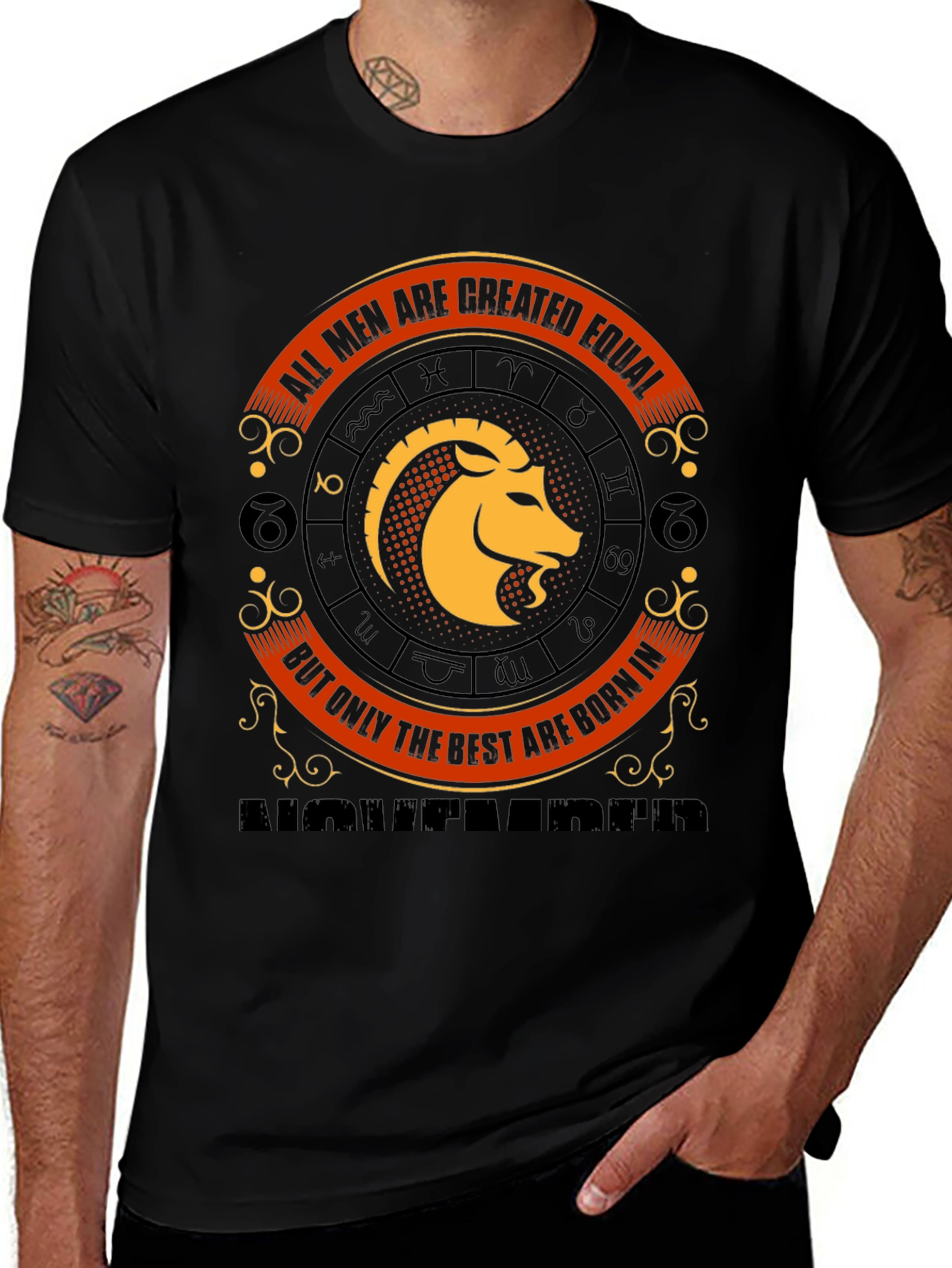 Mens Zodiac November T-Shirt