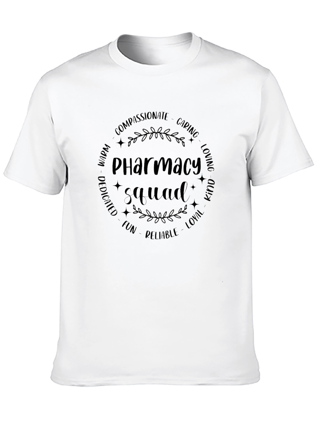 Pharmacy Squad Graphic T-Shirt - Compassionate Care