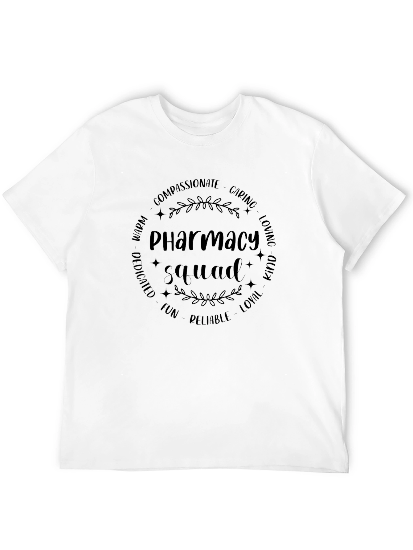 Pharmacy Squad Graphic T-Shirt - Compassionate Care