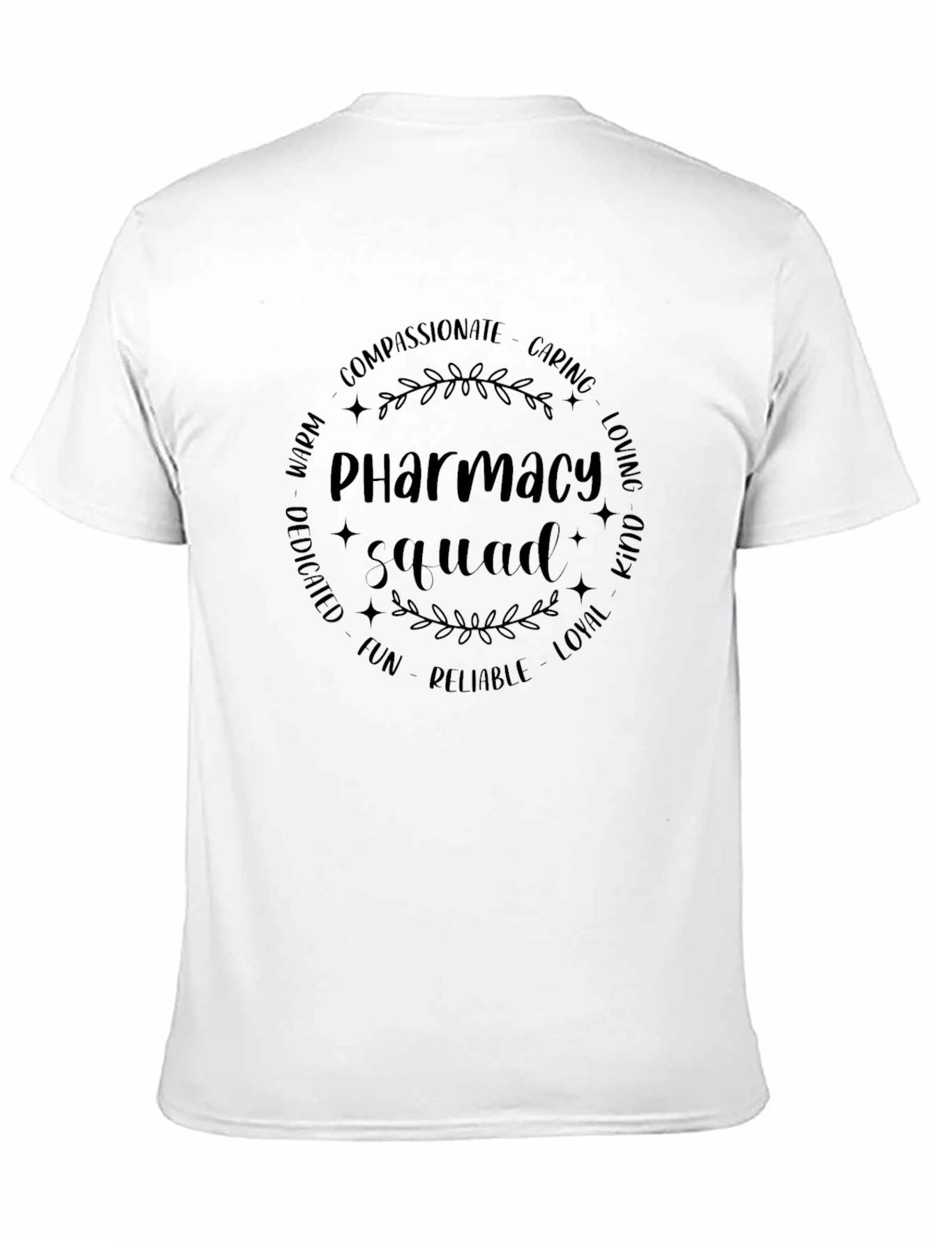 Pharmacy Squad Graphic T-Shirt - Compassionate Care