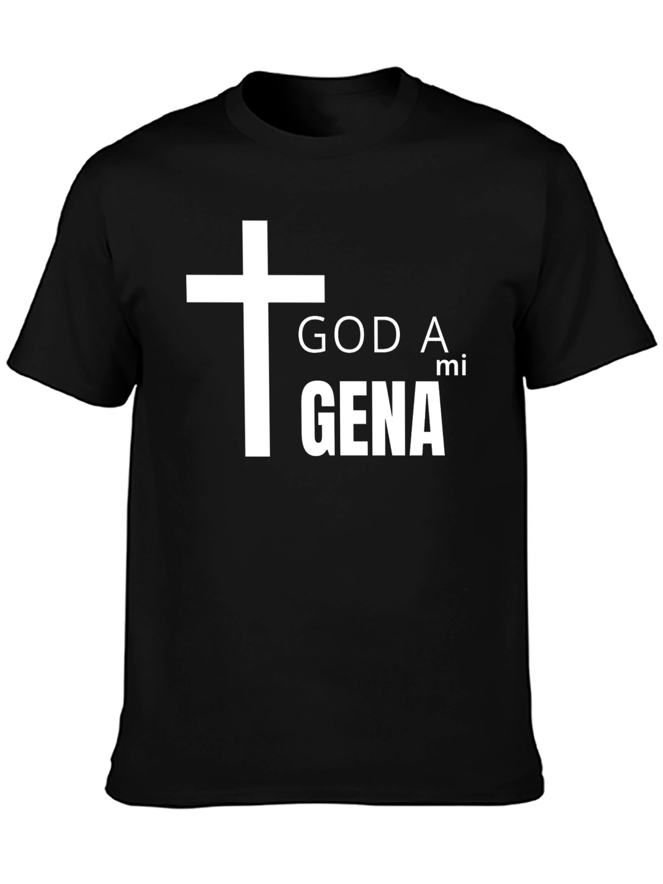 God A mi Gena T-Shirt - Christian Graphic Tee
