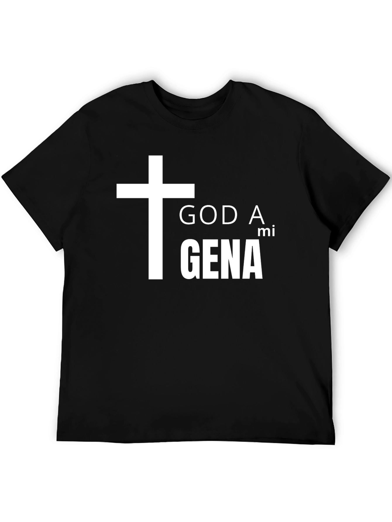 God A mi Gena T-Shirt - Christian Graphic Tee