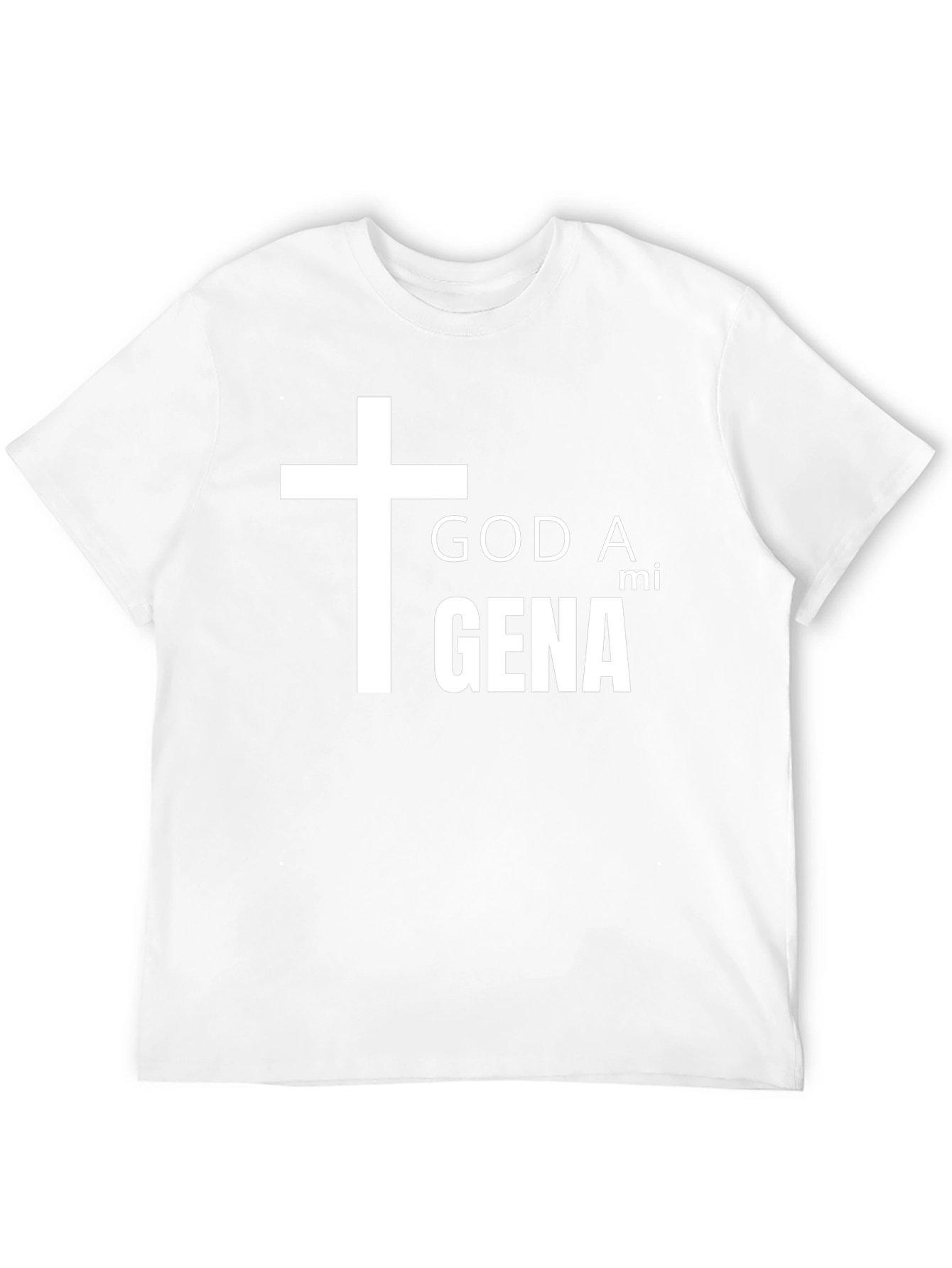 God A mi Gena T-Shirt - Christian Graphic Tee