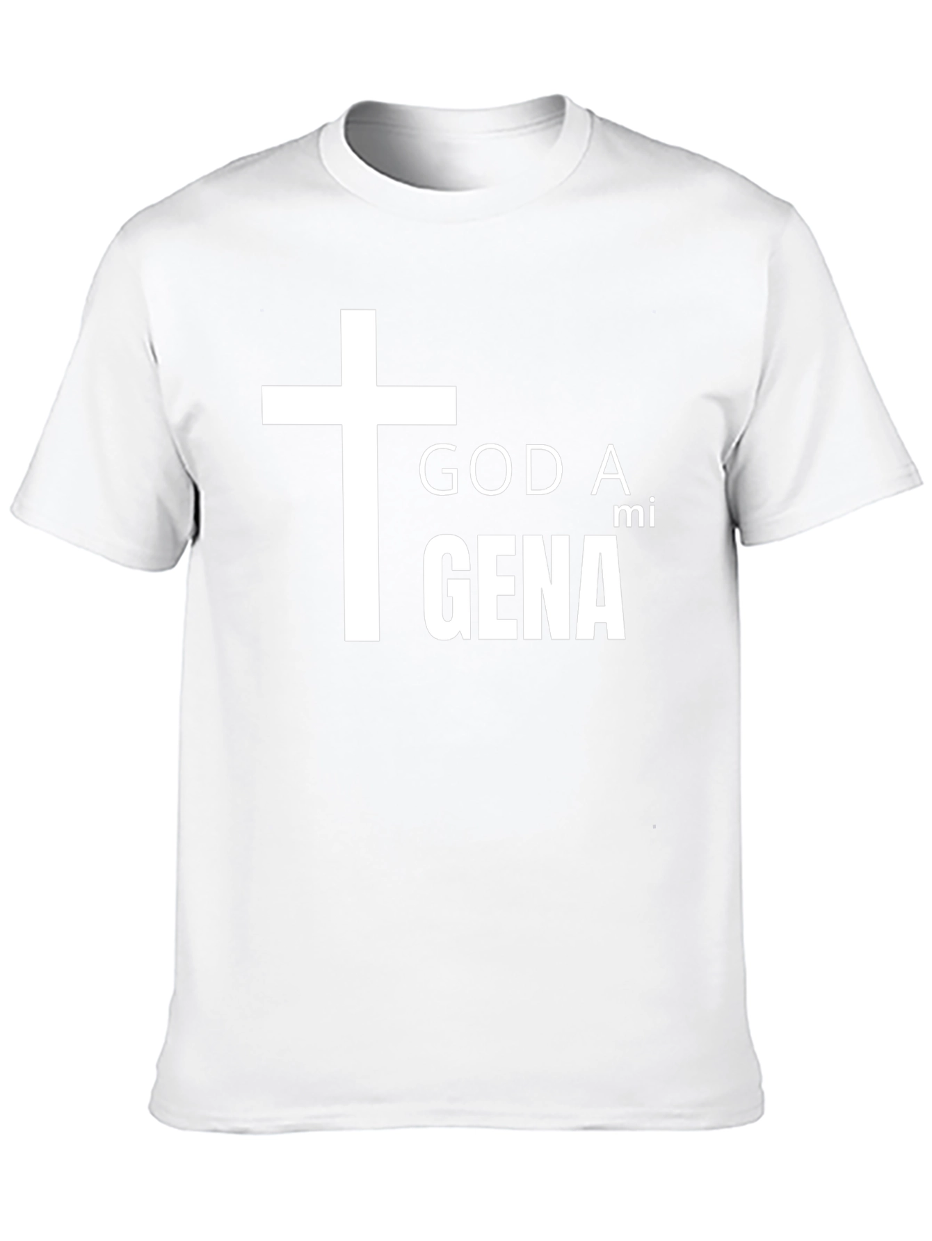 God A mi Gena T-Shirt - Christian Graphic Tee
