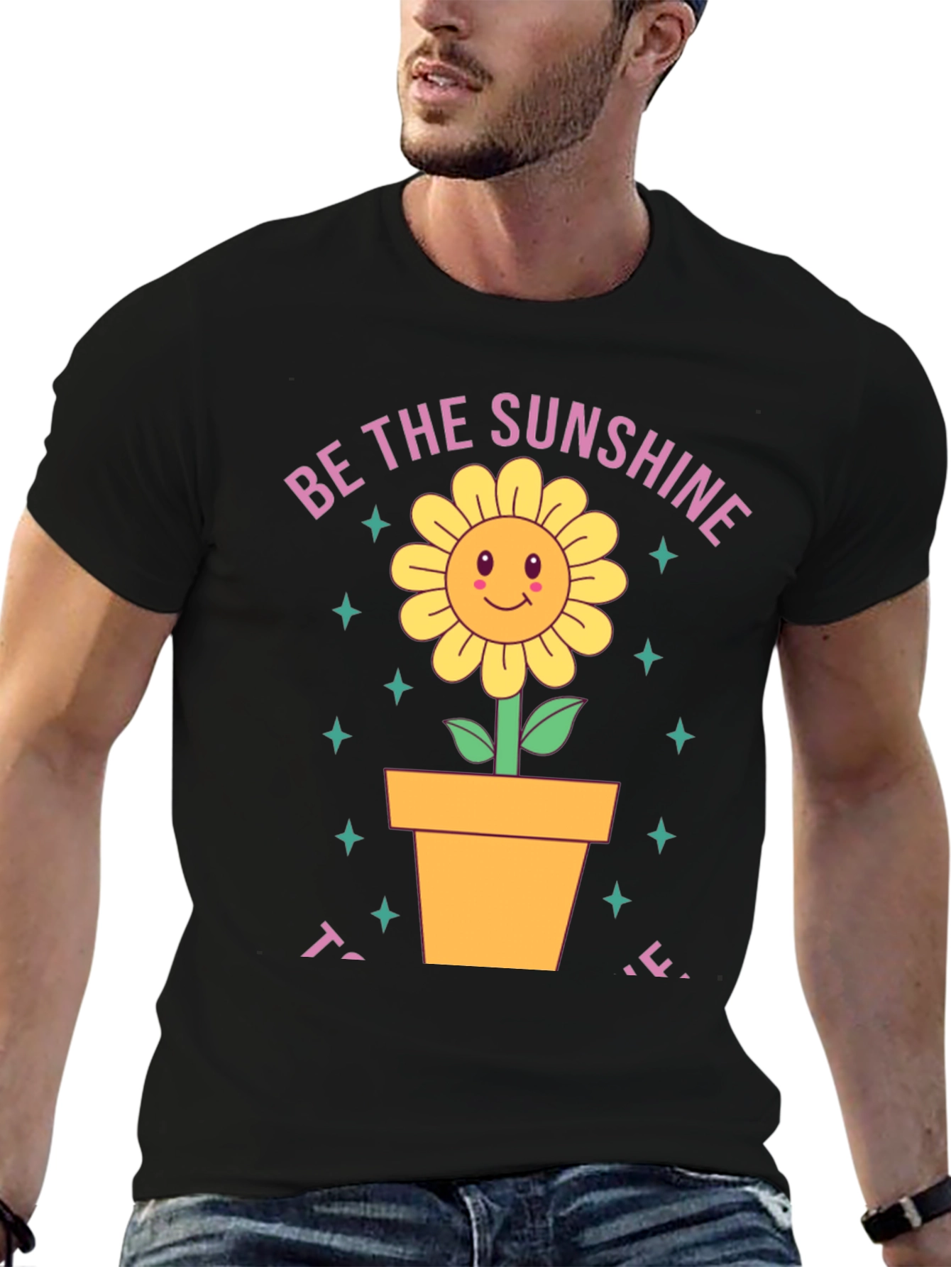Be the Sunshine Black Graphic Tee