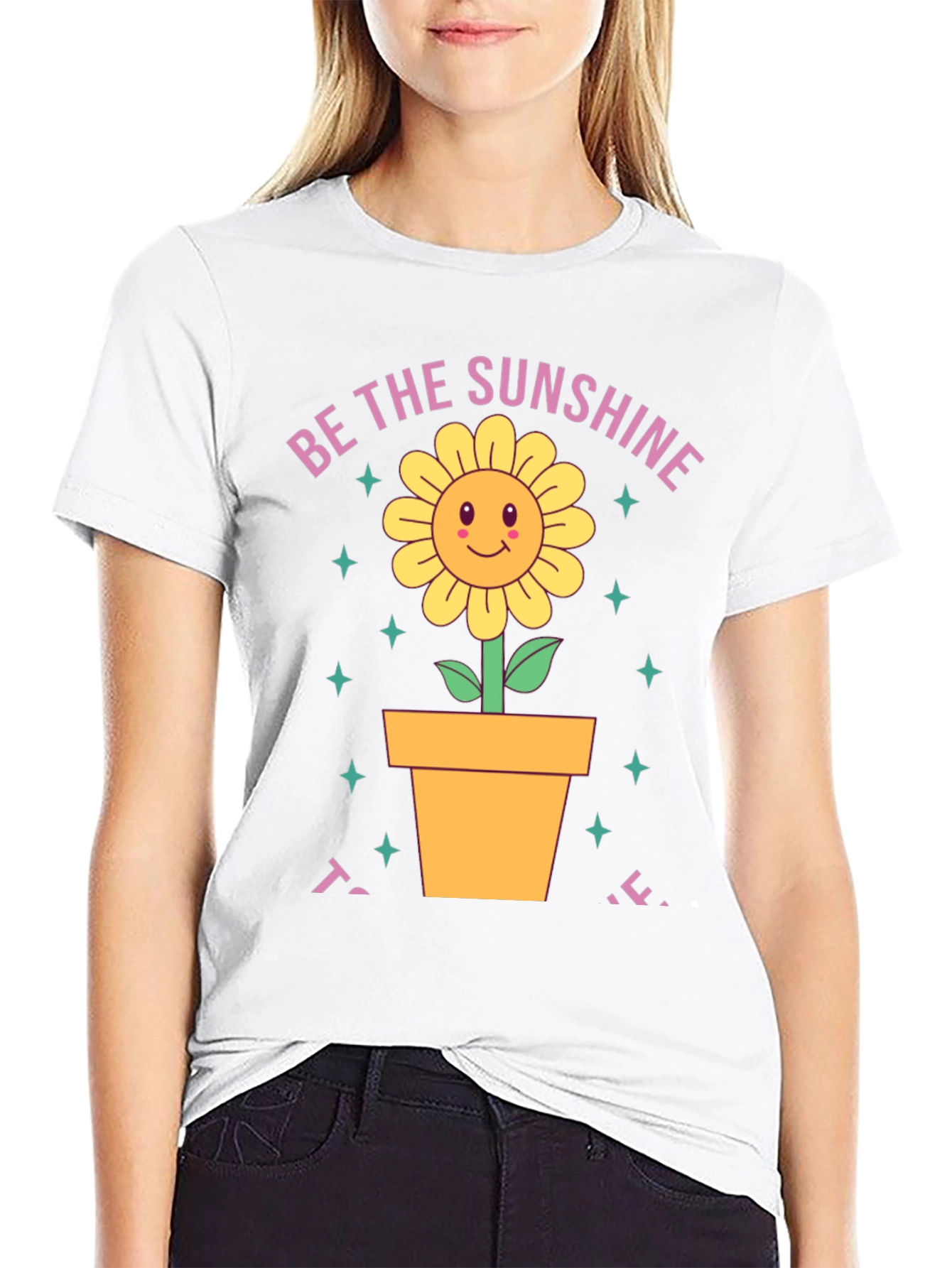 Be the Sunshine Black Graphic Tee