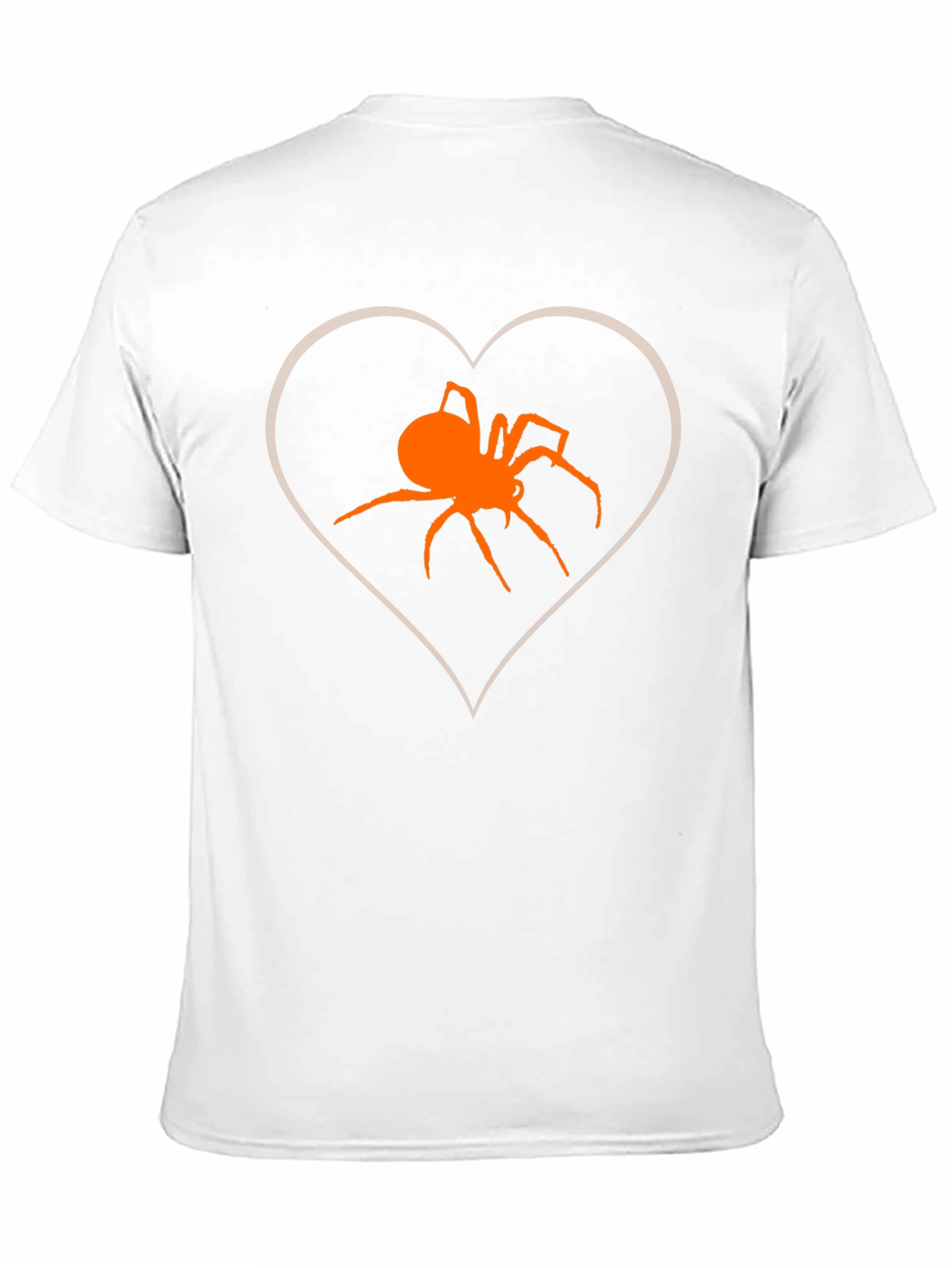 Spider Heart Graphic Tee - Halloween Casual Wear