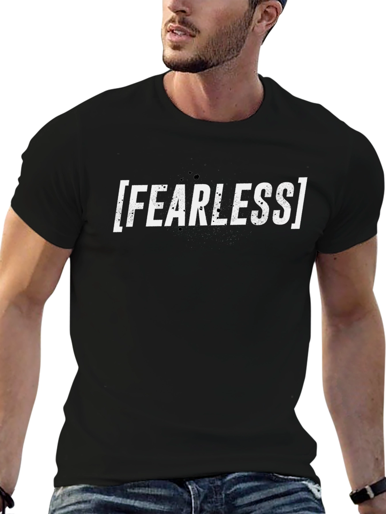 Fearless Graphic Black T-Shirt