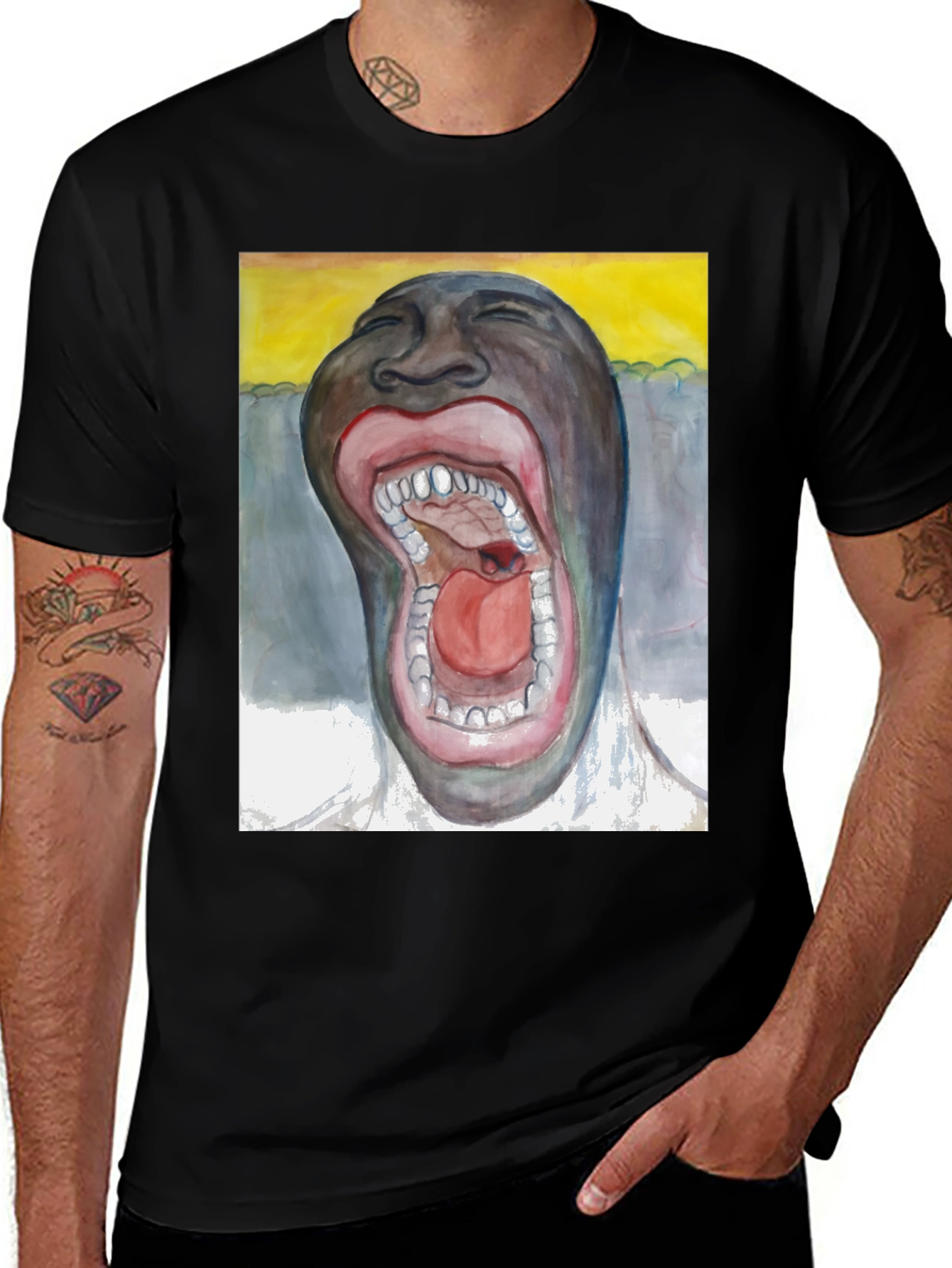 Expressionist Art Tee: The Scream