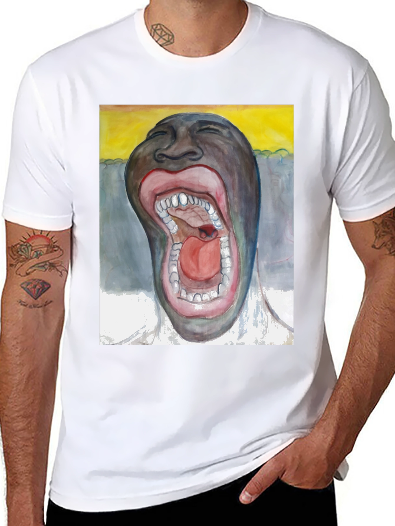 Expressionist Art Tee: The Scream