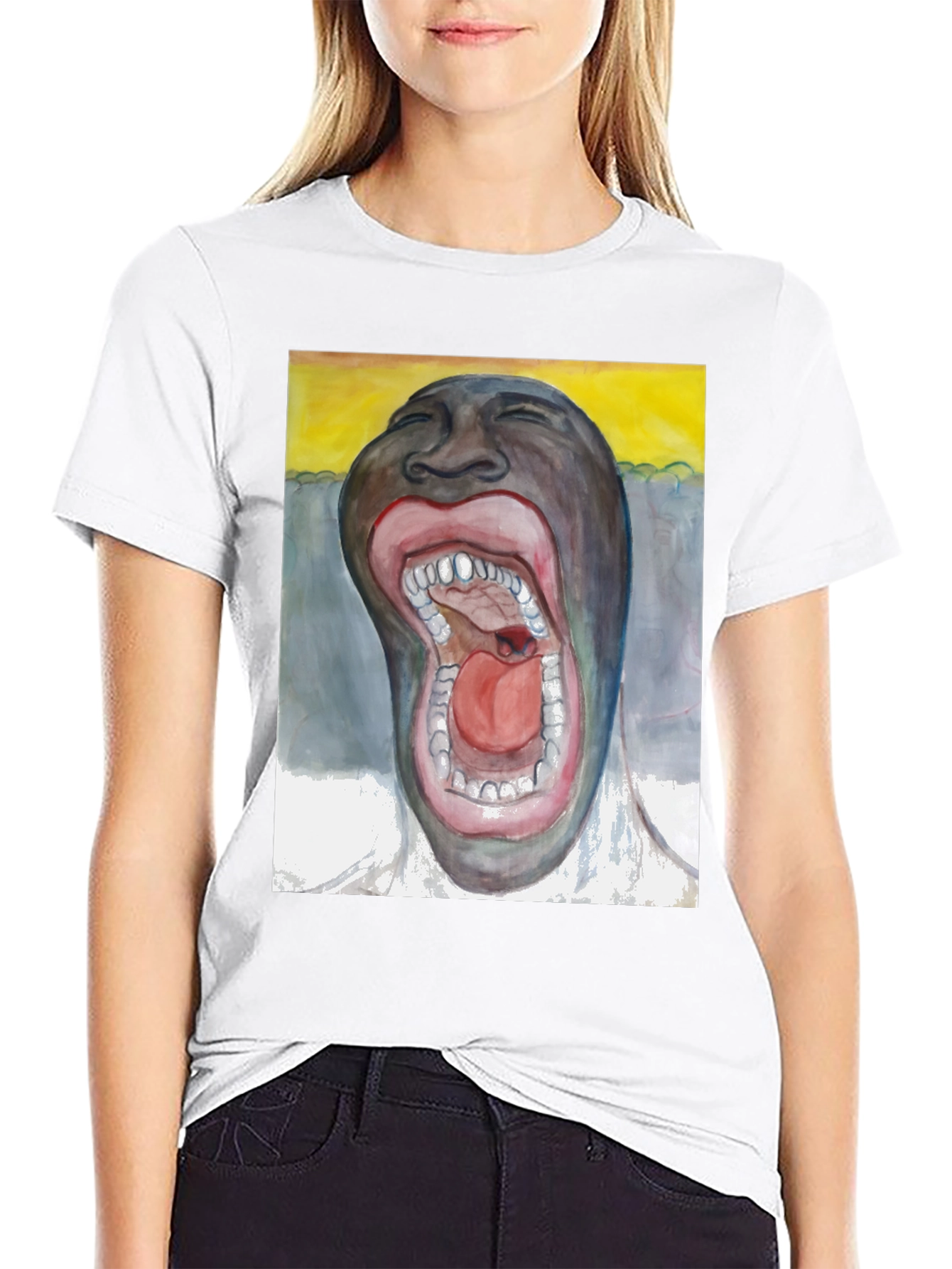 Expressionist Art Tee: The Scream