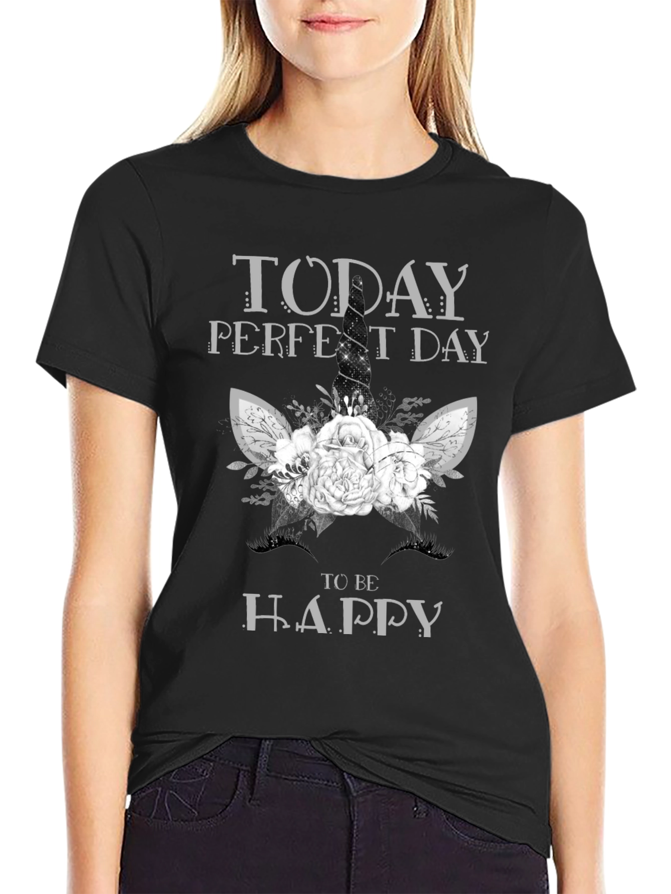 Today Perfect Day Happy Unicorn T-Shirt