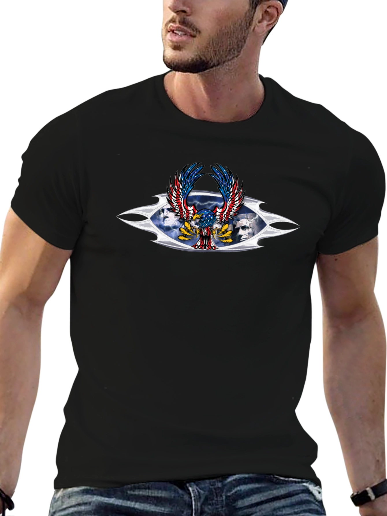 American Eagle & Presidents Graphic T-Shirt