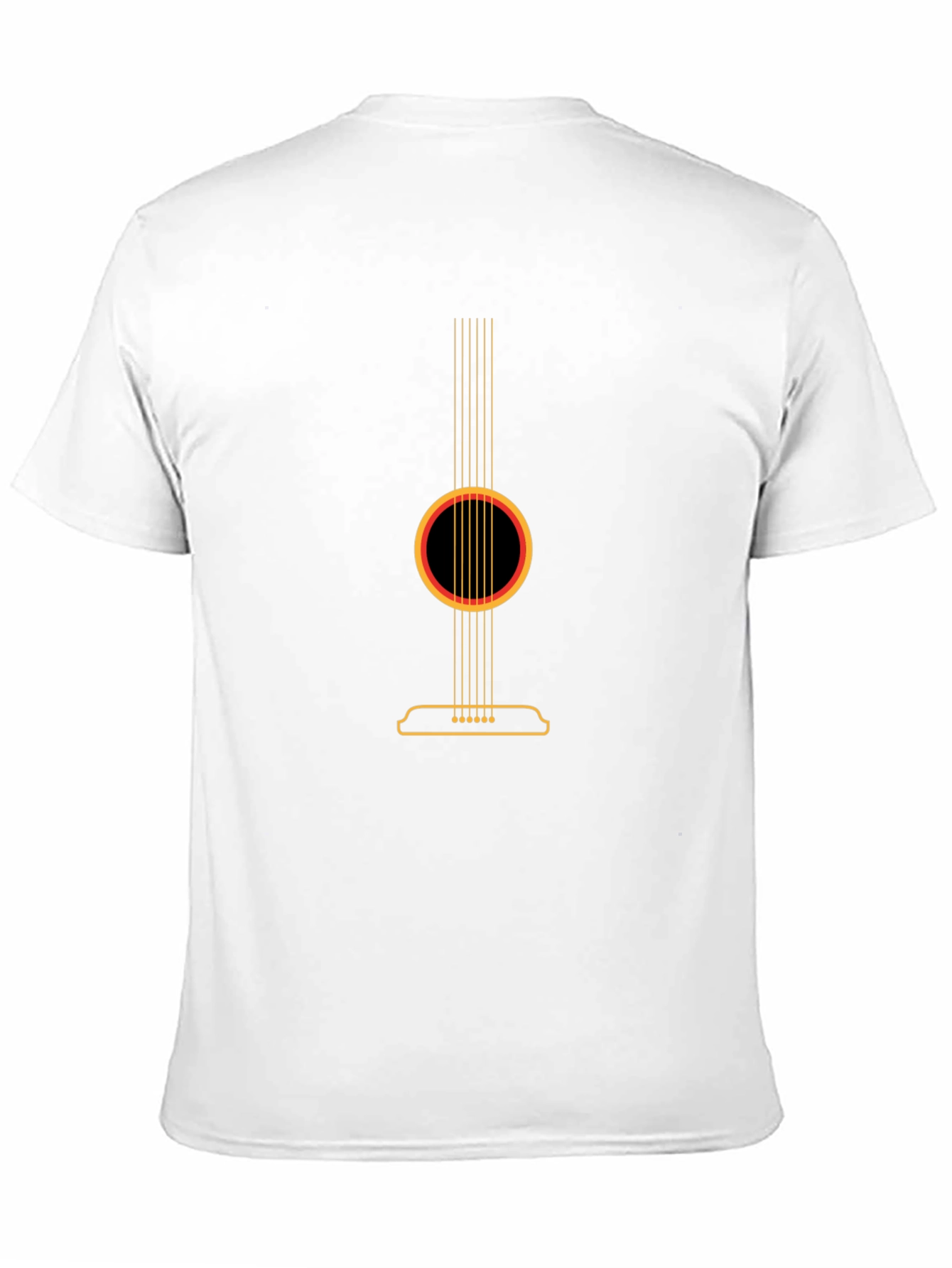 Acoustic Guitar Graphic Tee - Black