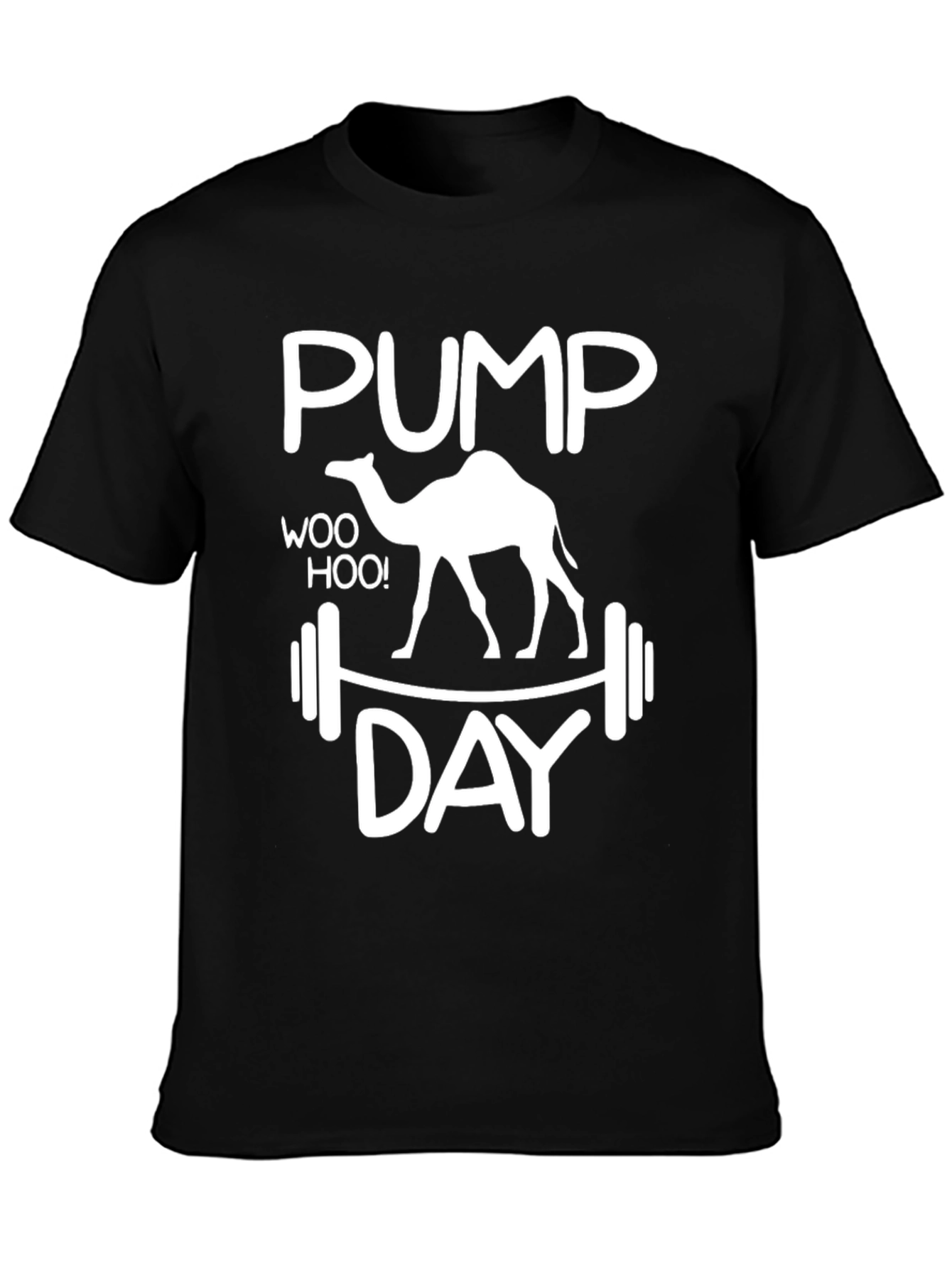 PUMP DAY Camel Graphic T-Shirt