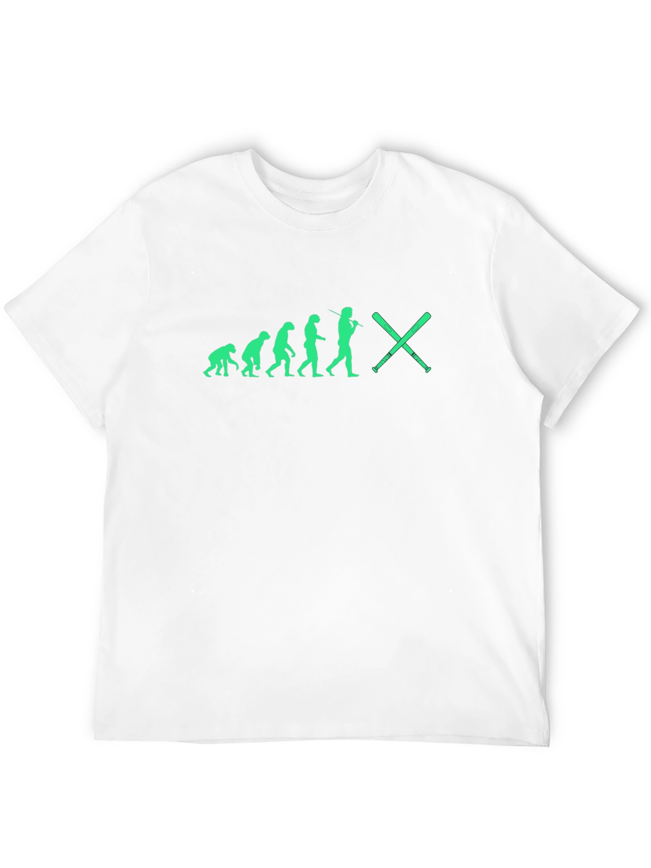 Evolution of Baseball Black T-Shirt