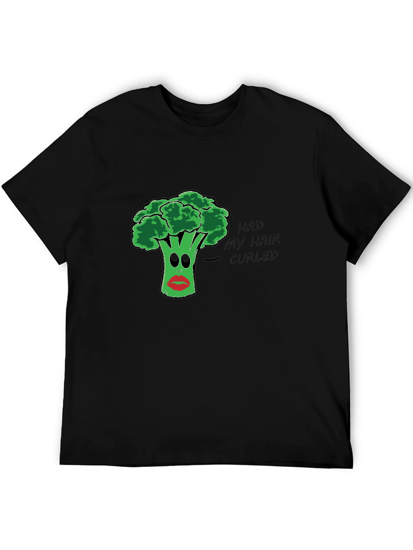 Broccoli Hair Pun T-Shirt - Funny Vegetable Tee