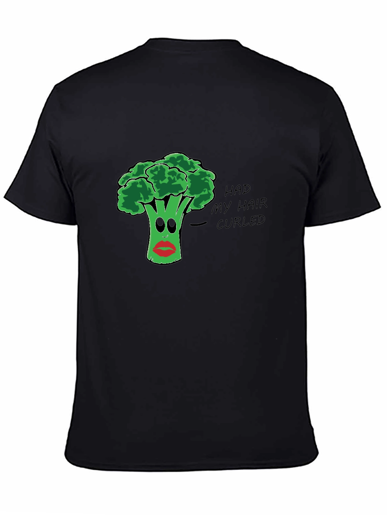 Broccoli Hair Pun T-Shirt - Funny Vegetable Tee