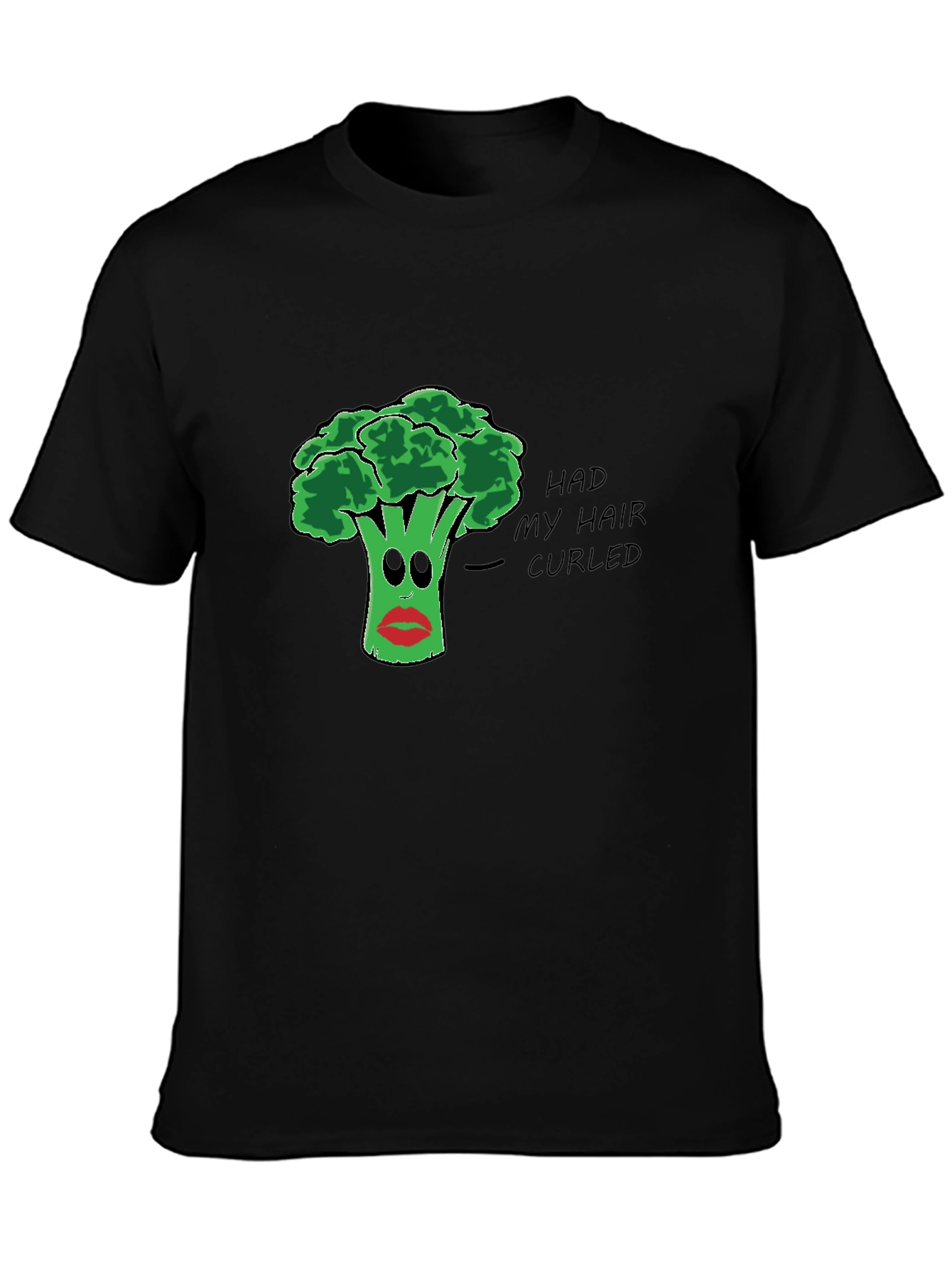 Broccoli Hair Pun T-Shirt - Funny Vegetable Tee