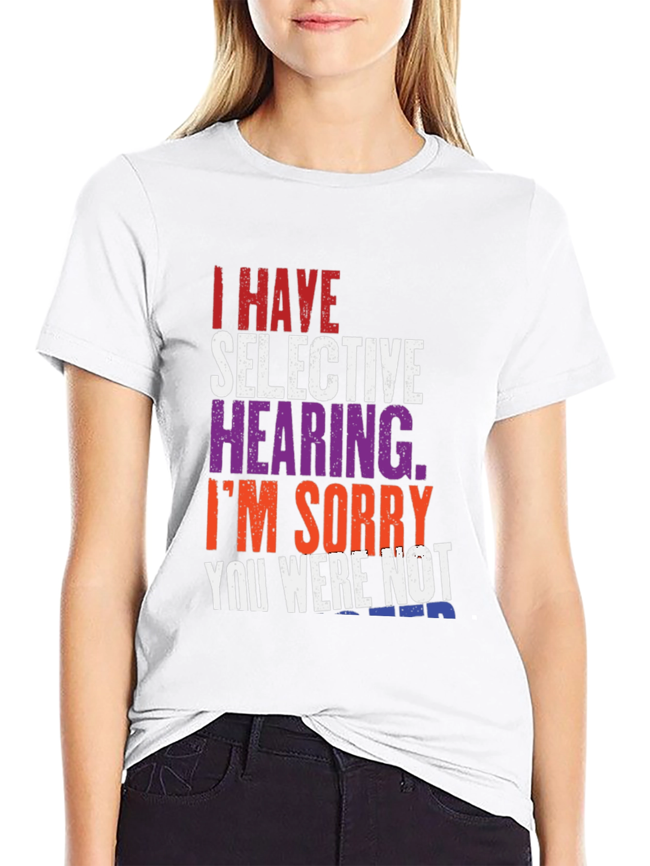 Selective Hearing Graphic Tee