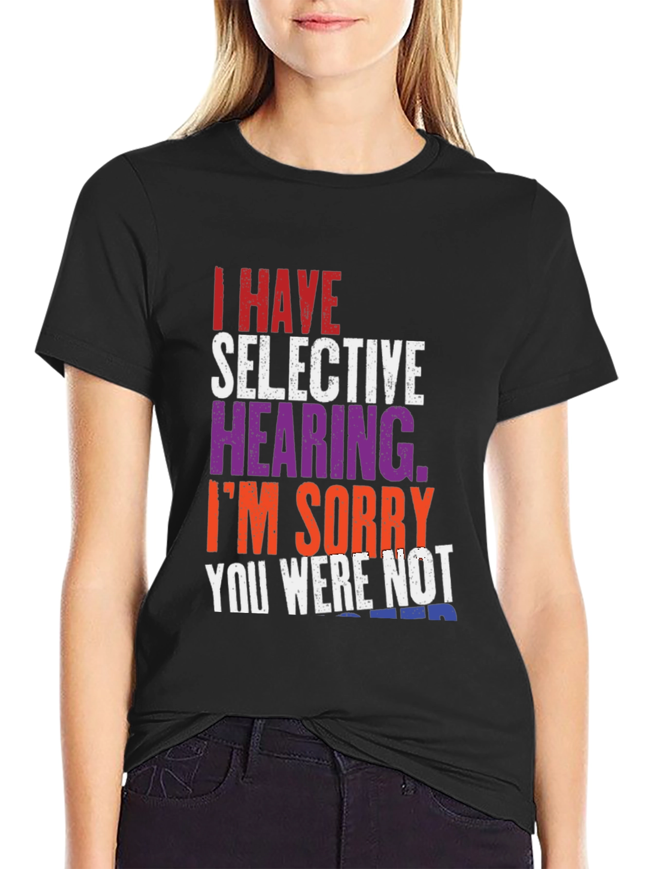 Selective Hearing Graphic Tee
