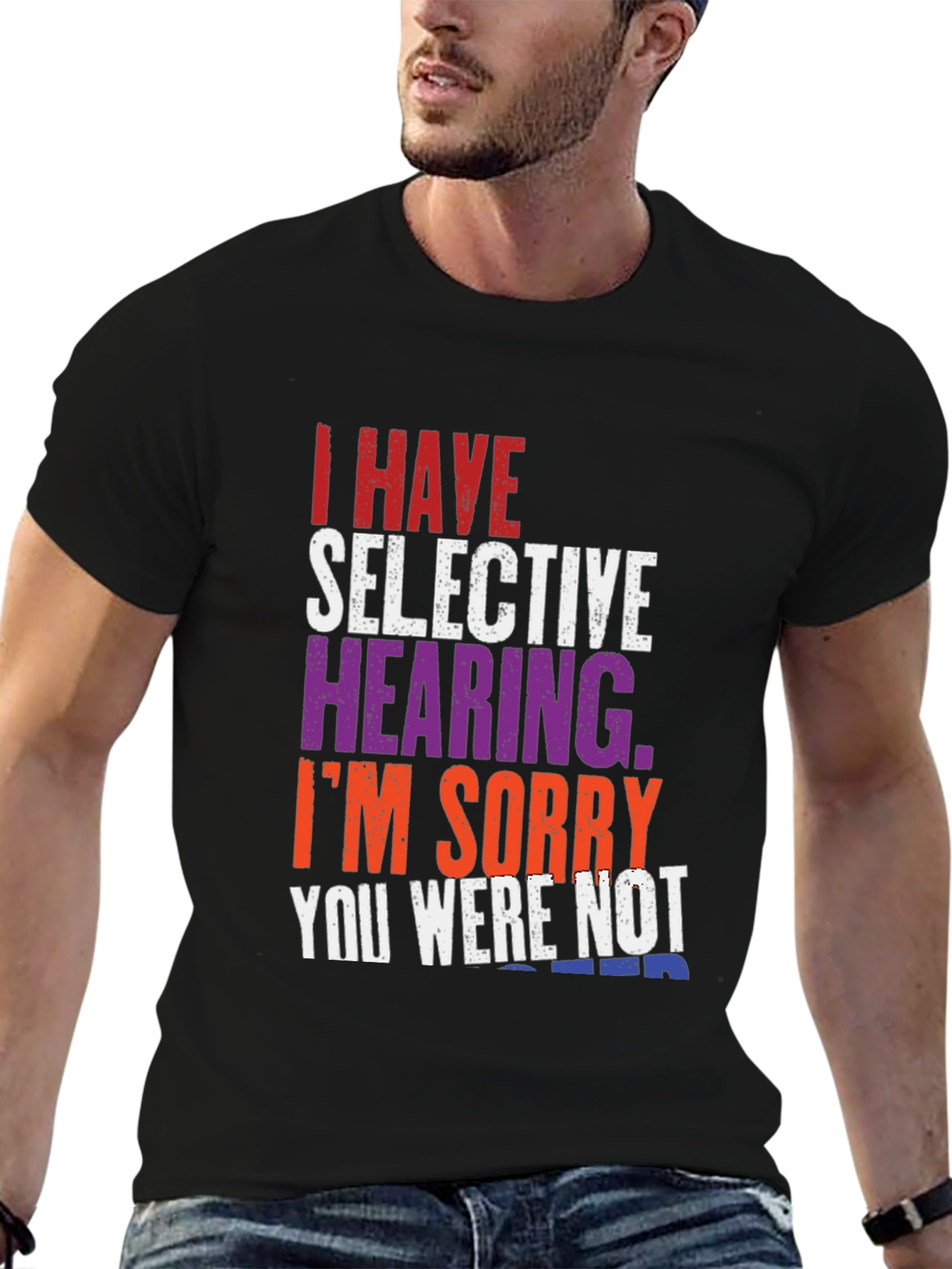 Selective Hearing Graphic Tee