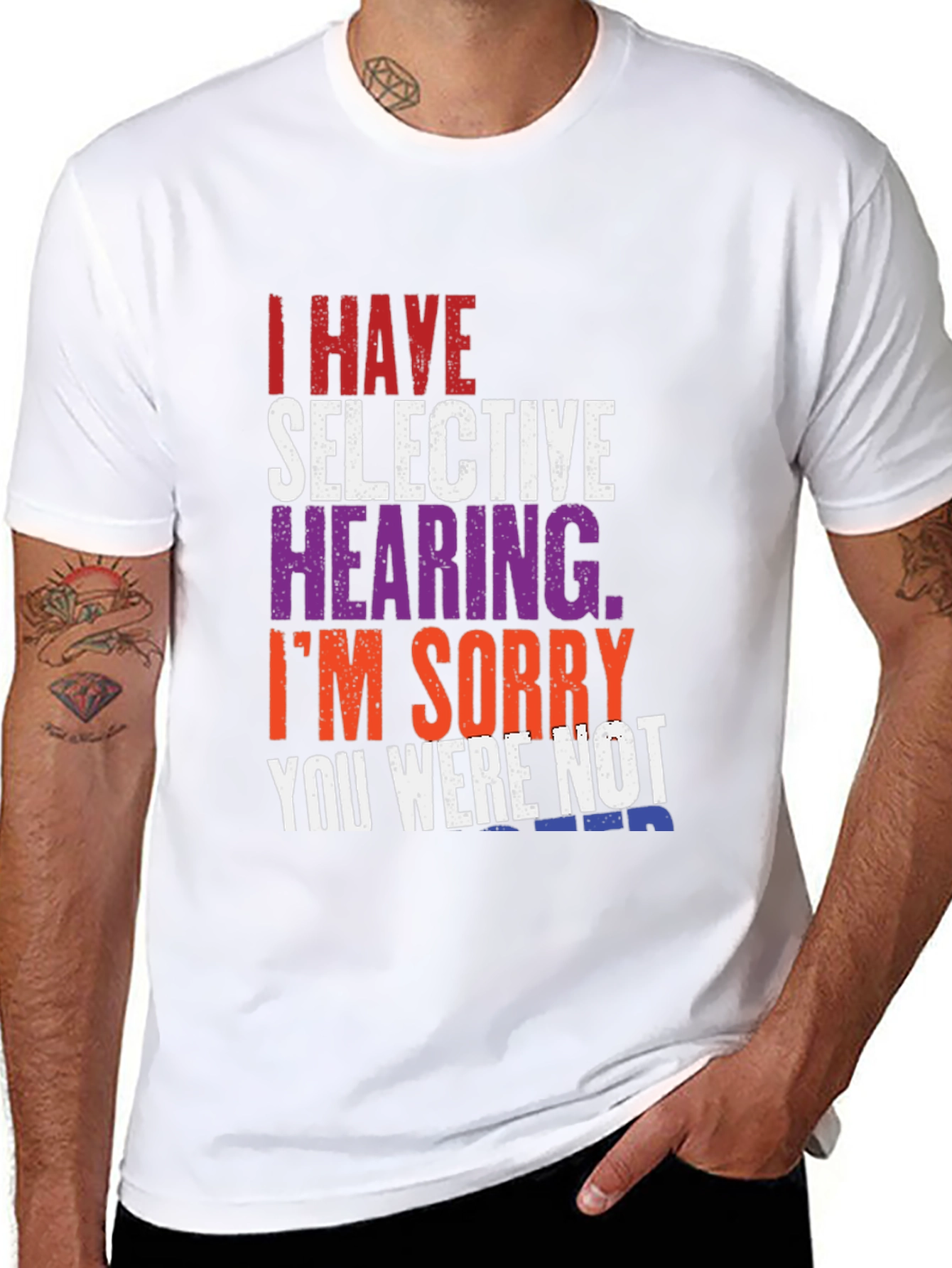 Selective Hearing Graphic Tee