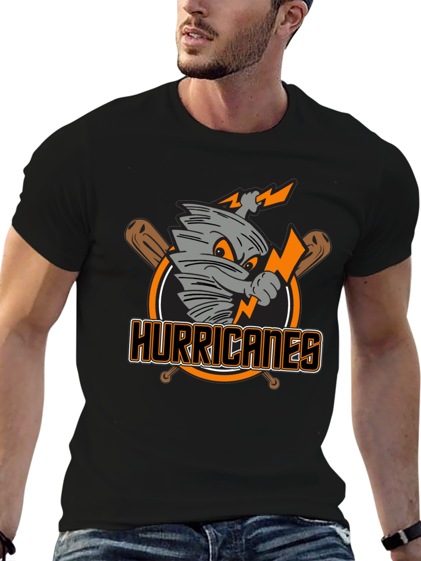 Hurricanes Baseball Graphic T-Shirt