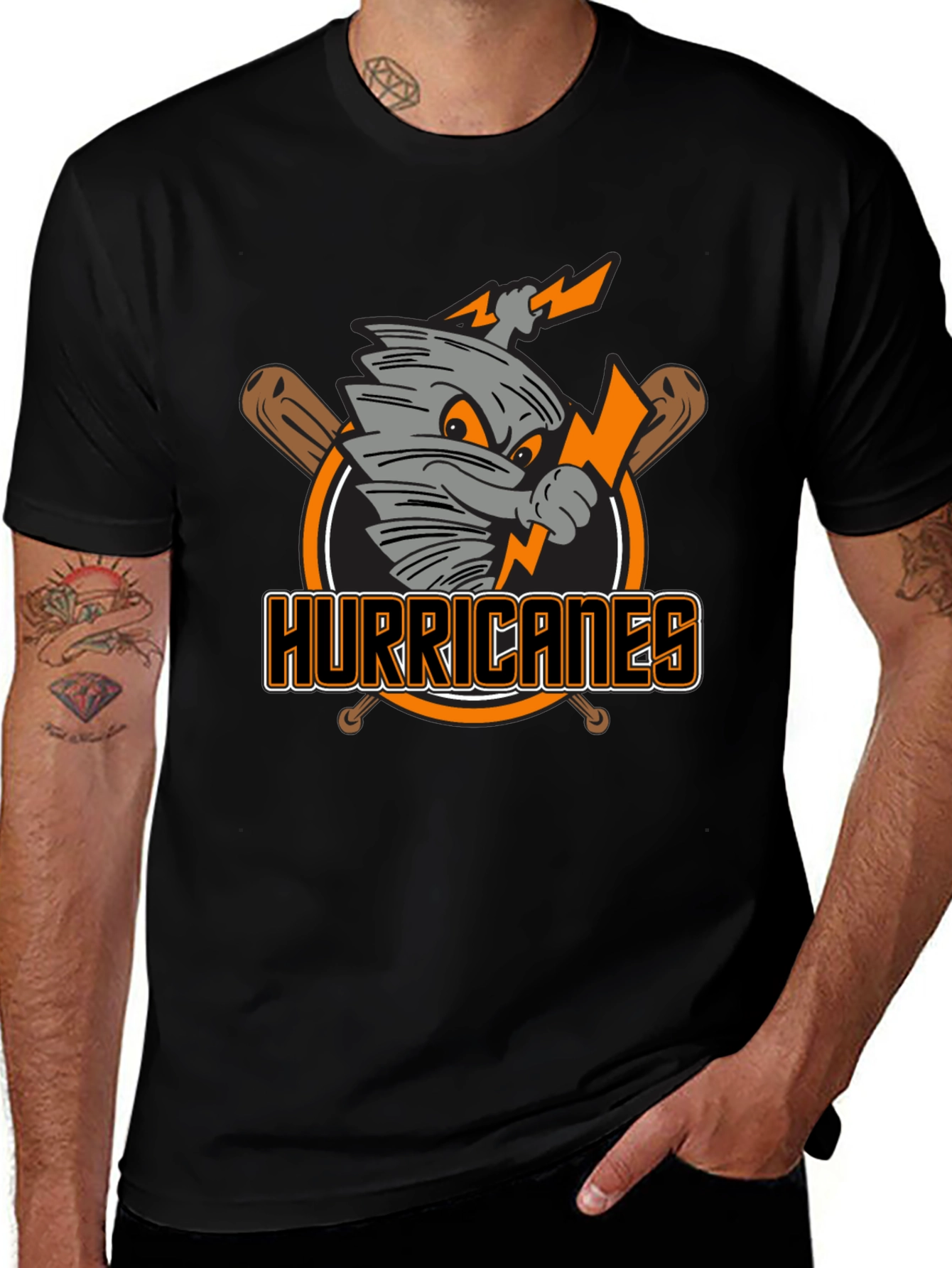 Hurricanes Baseball Graphic T-Shirt