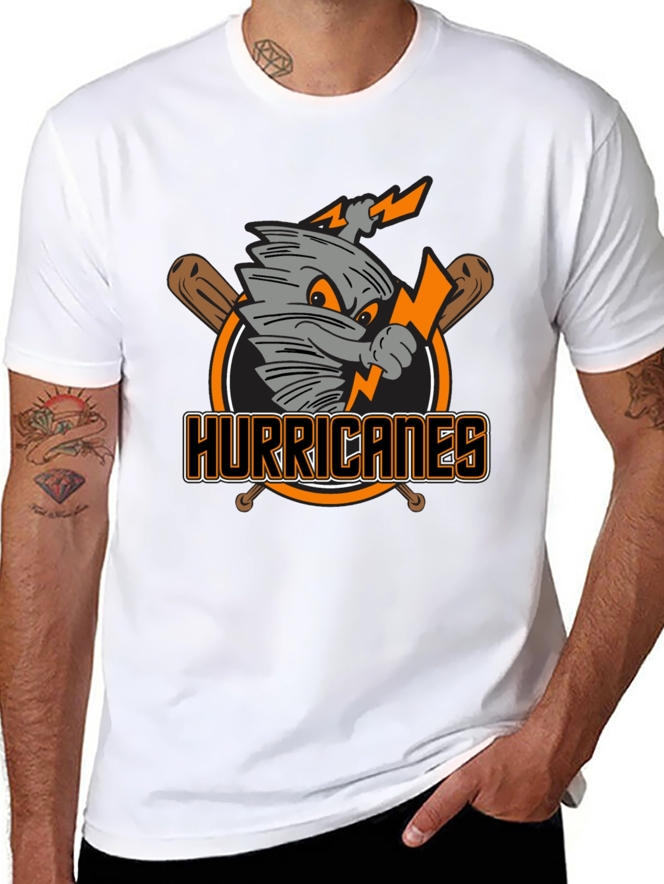 Hurricanes Baseball Graphic T-Shirt