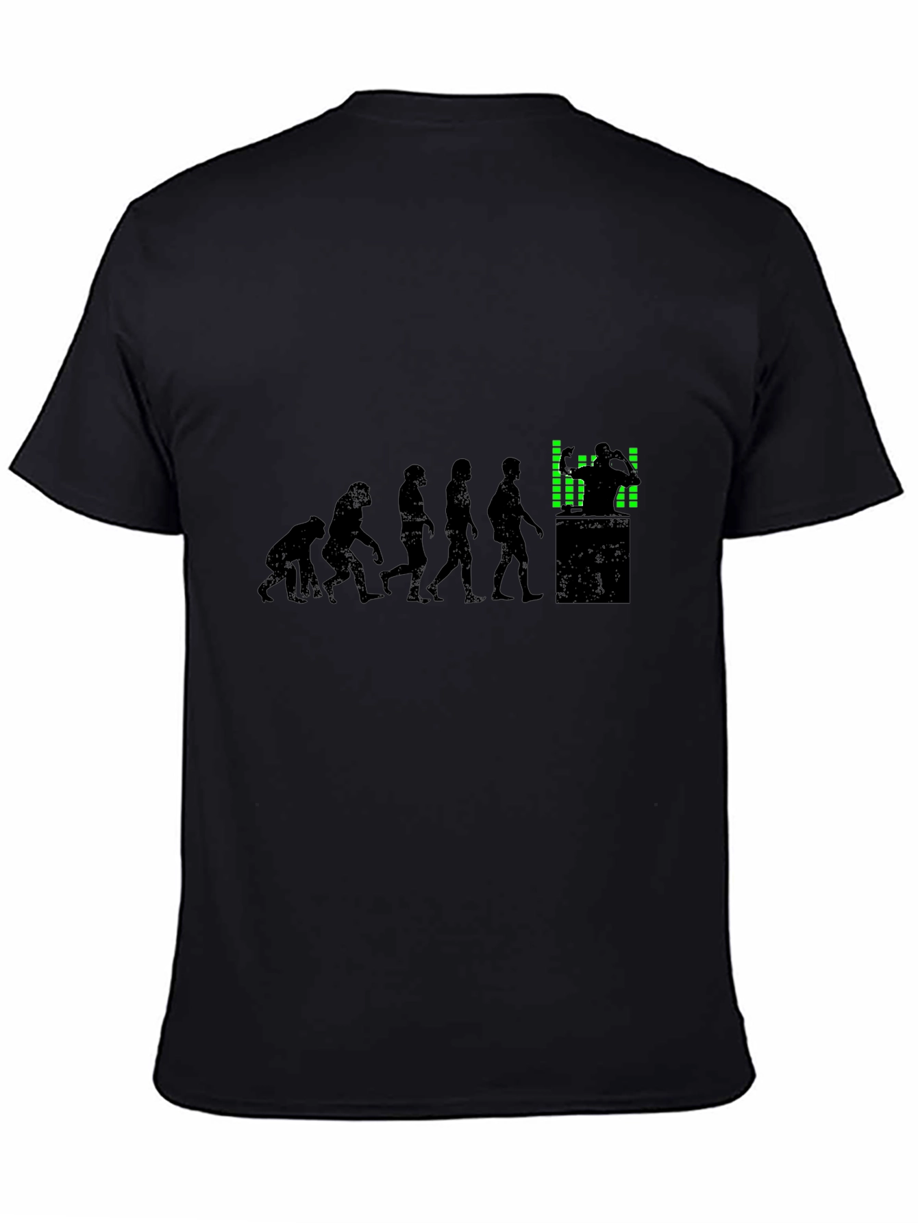 DJ Evolution Graphic T-Shirt - Black Short Sleeve