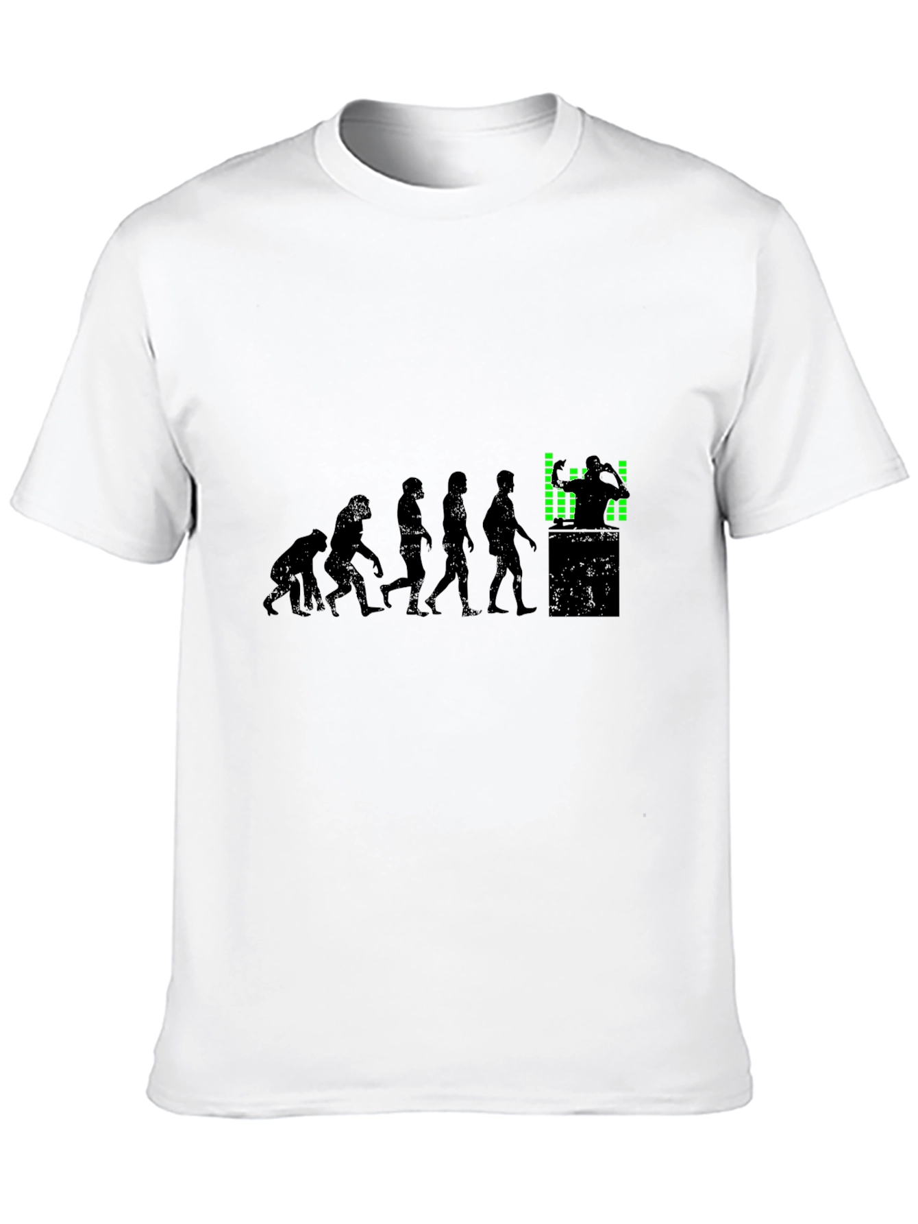 DJ Evolution Graphic T-Shirt - Black Short Sleeve