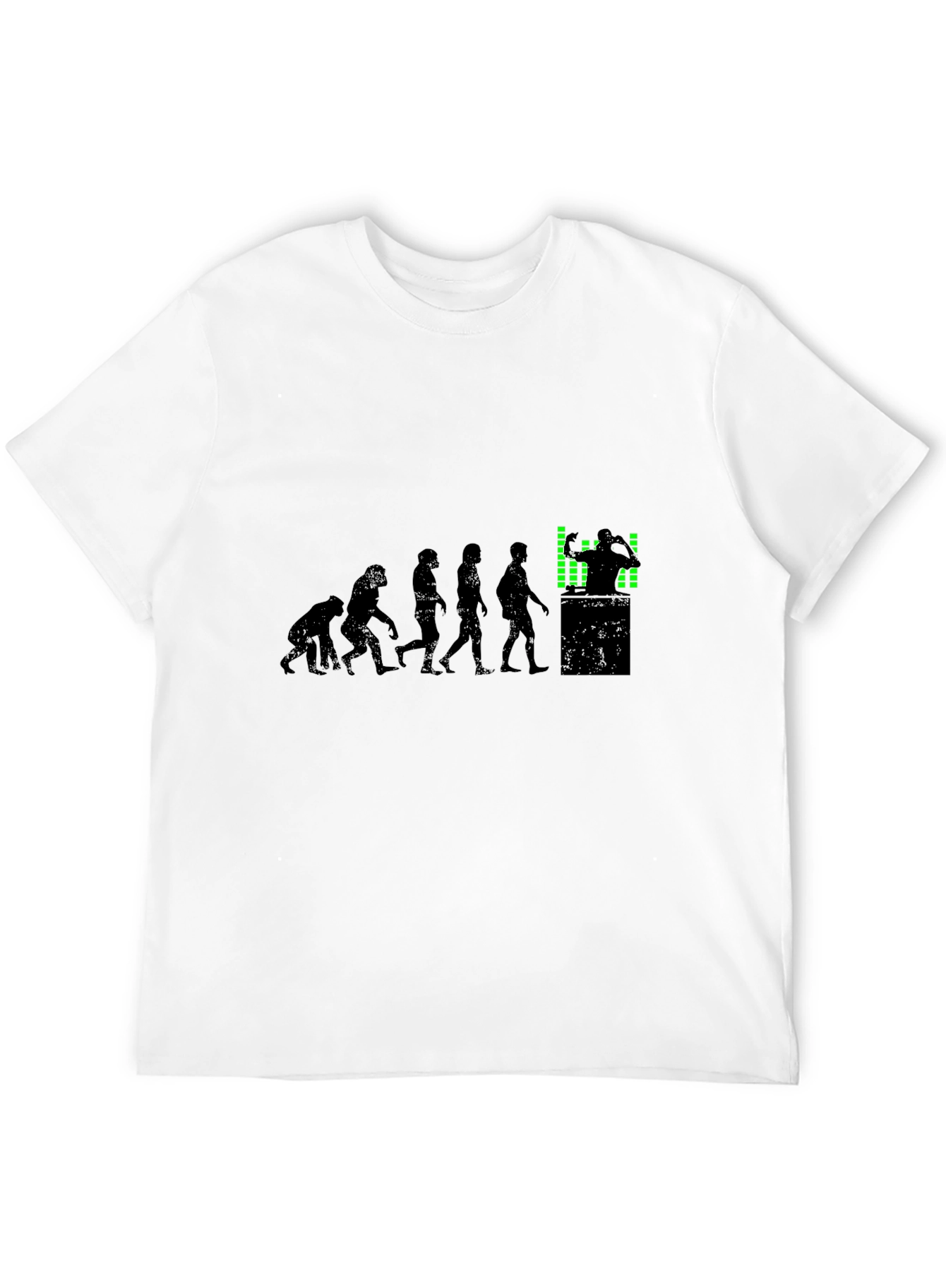 DJ Evolution Graphic T-Shirt - Black Short Sleeve