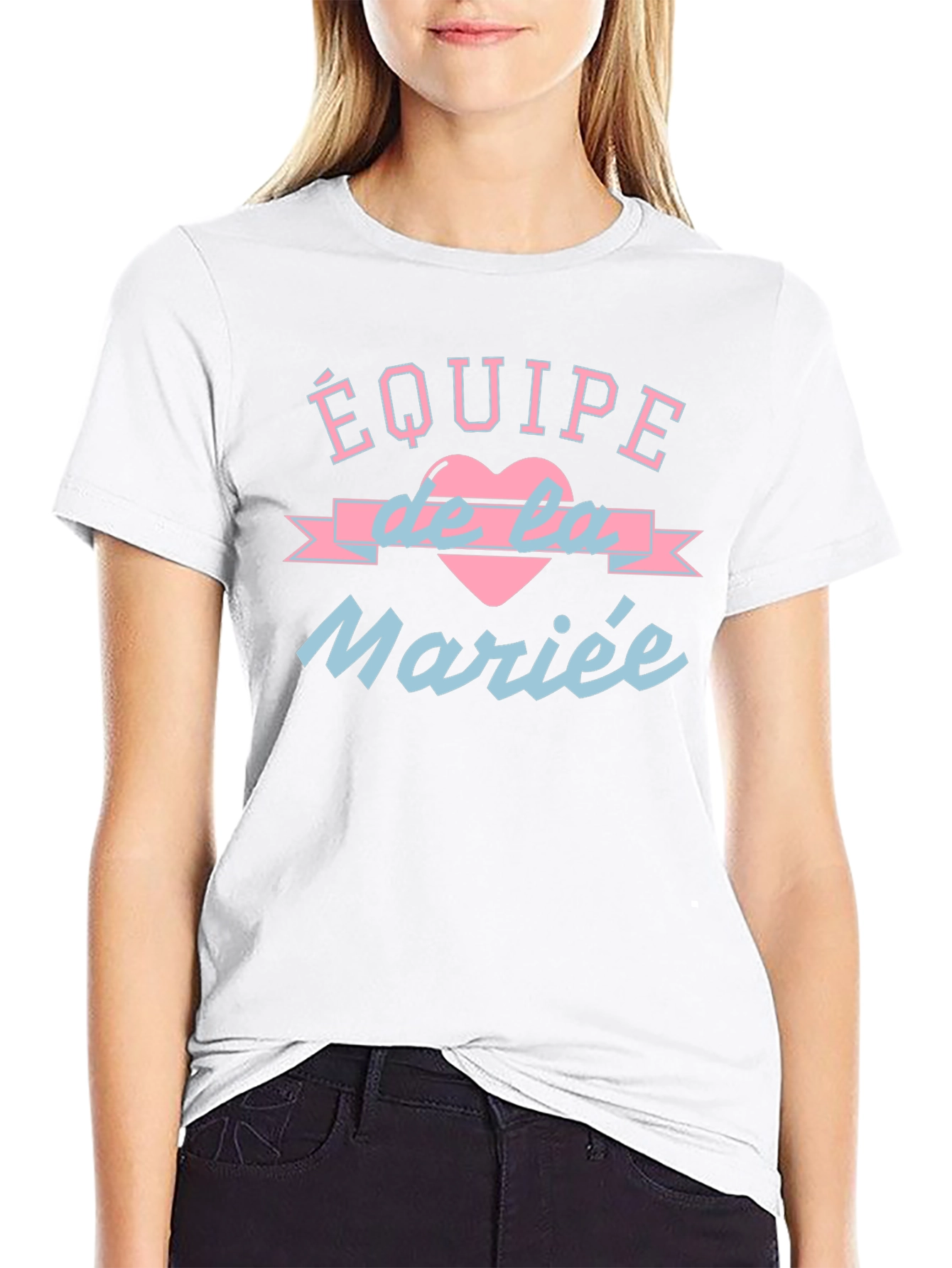 Equipe de la Mariee T-Shirt Black Crew Neck