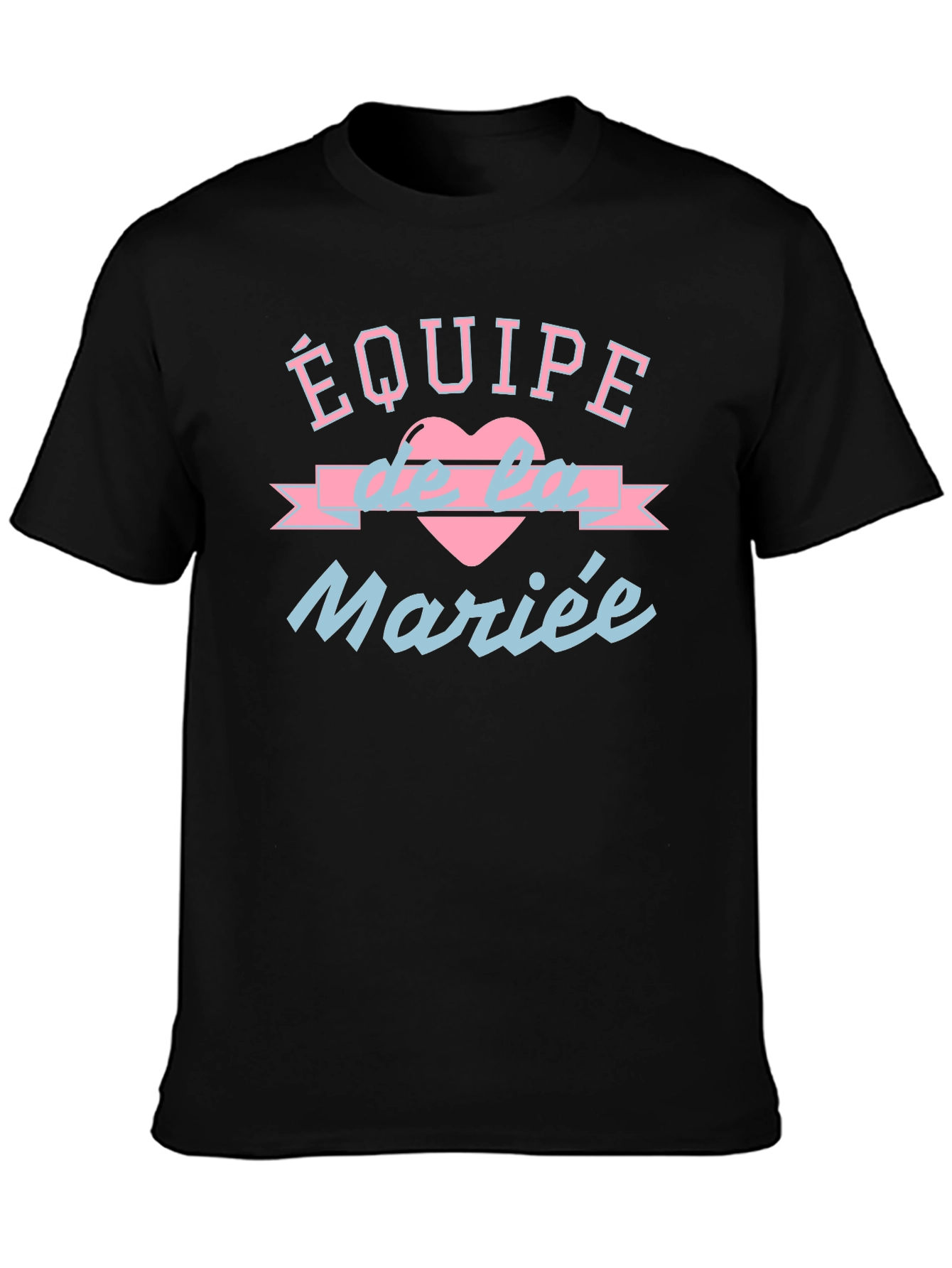 Equipe de la Mariee T-Shirt Black Crew Neck