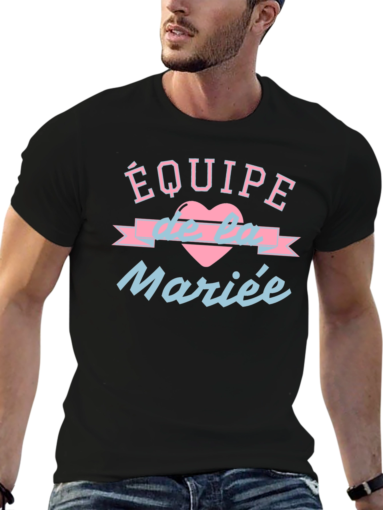 Equipe de la Mariee T-Shirt Black Crew Neck