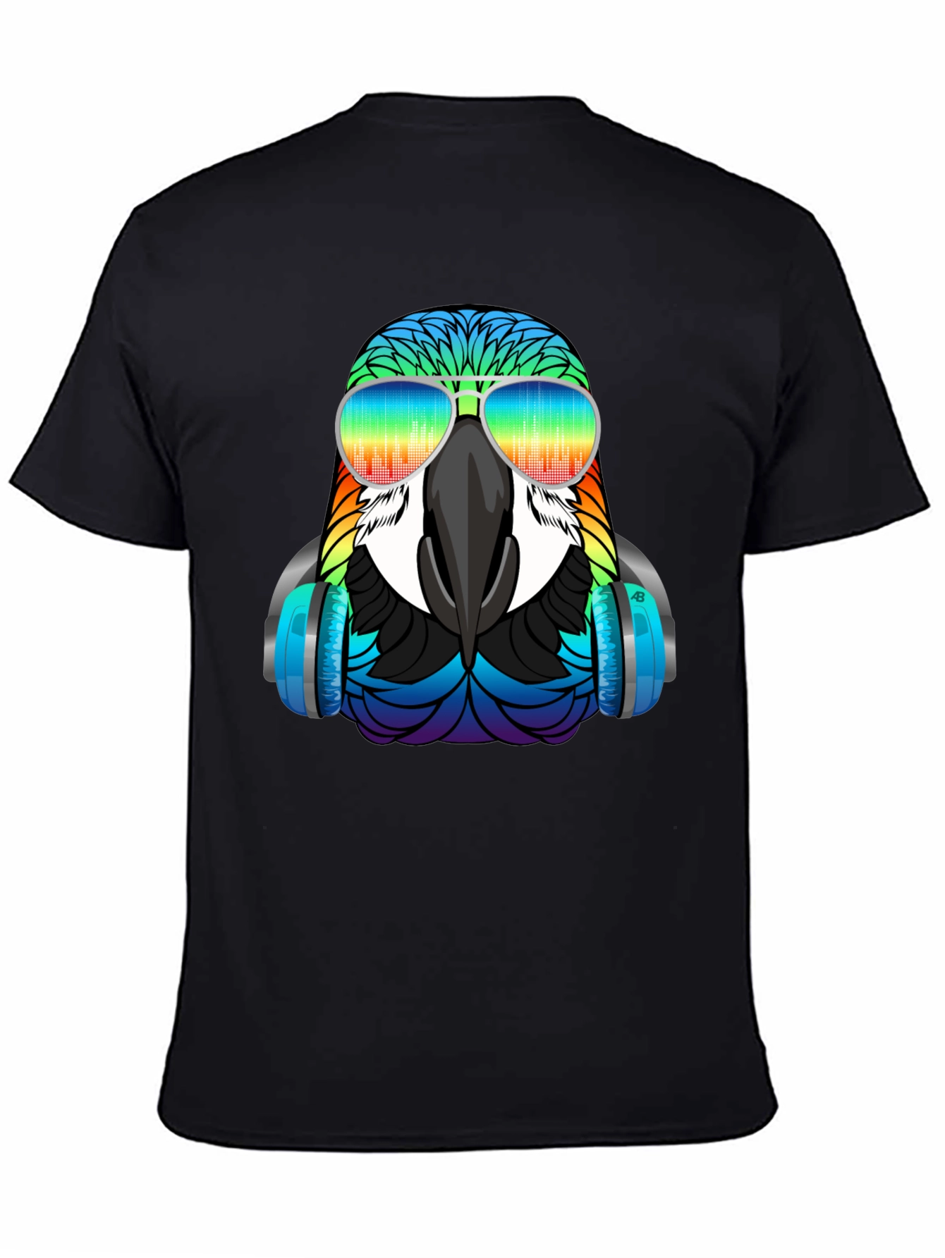 Cool Parrot Graphic T-Shirt