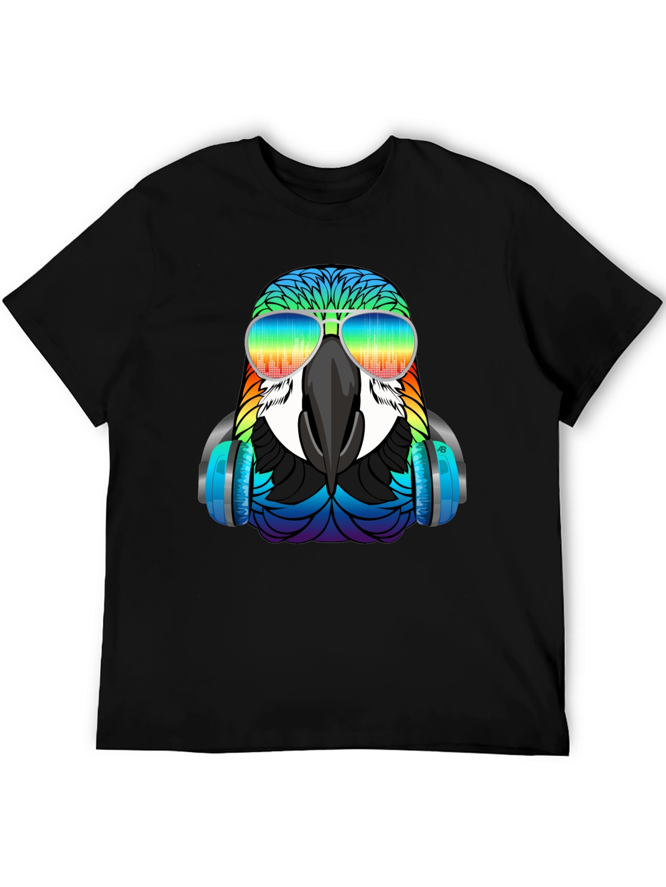 Cool Parrot Graphic T-Shirt