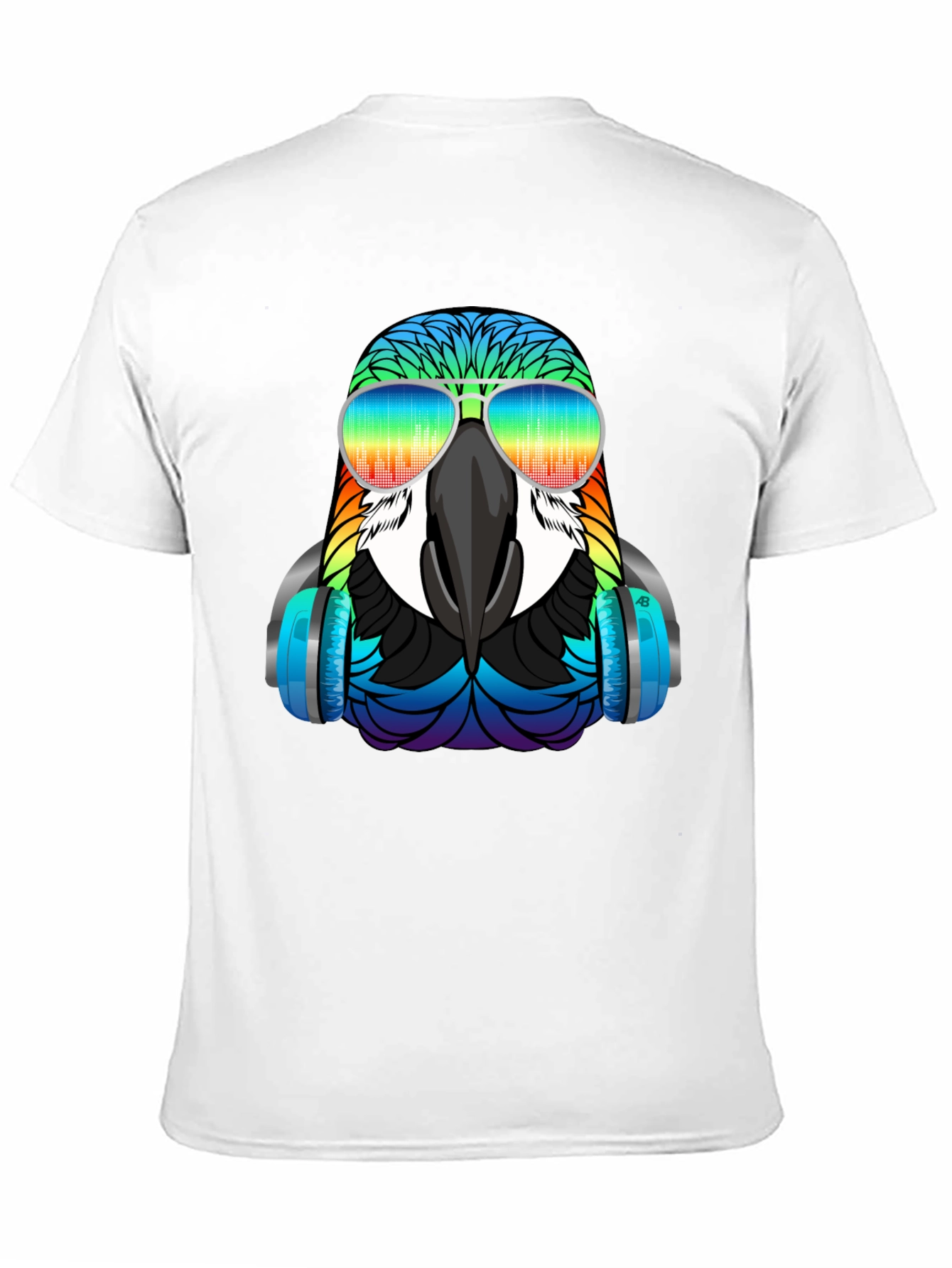 Cool Parrot Graphic T-Shirt