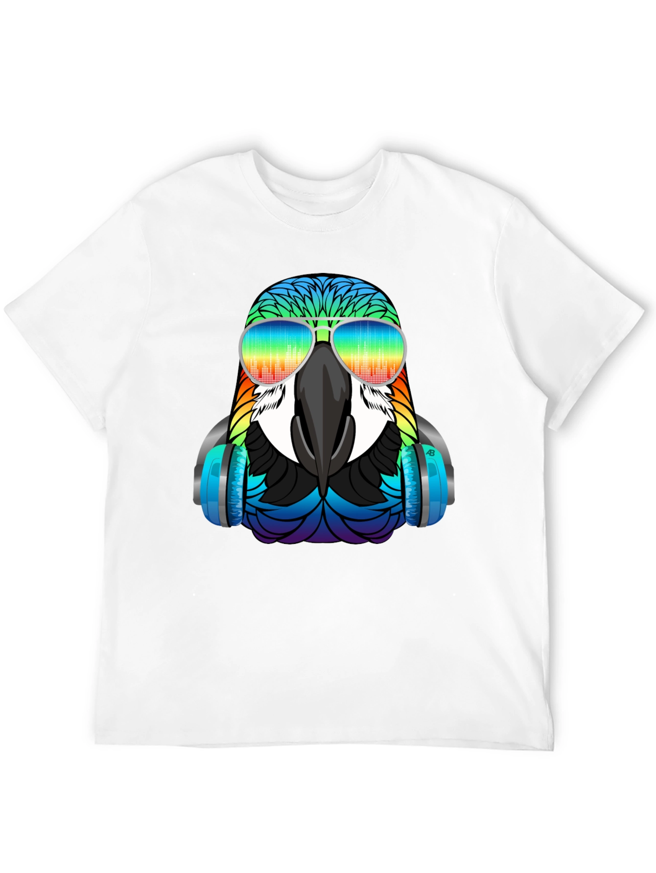 Cool Parrot Graphic T-Shirt