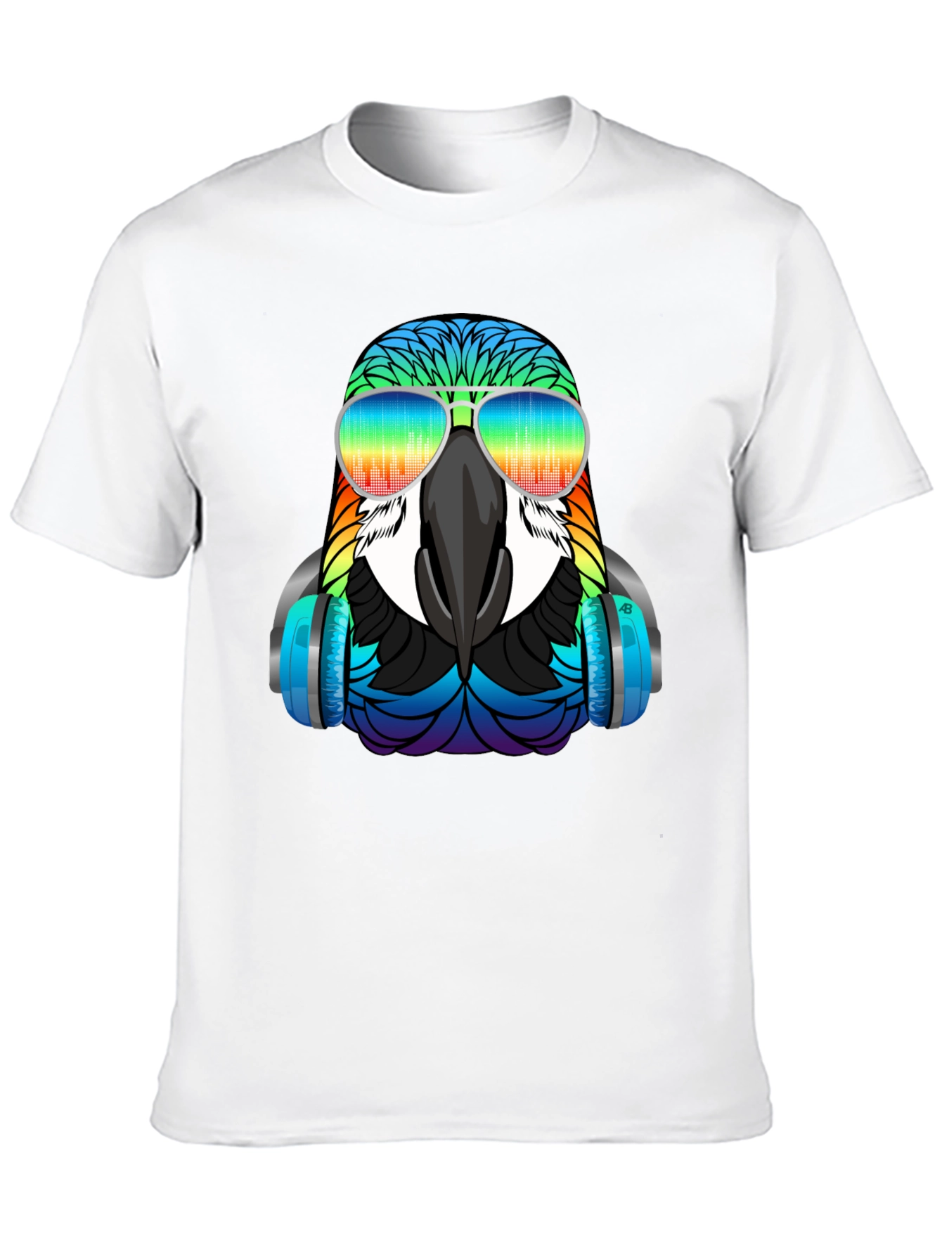 Cool Parrot Graphic T-Shirt