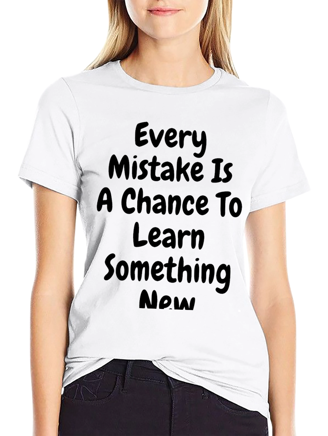 Inspirational T-Shirt: Every Mistake is a Chance to Learn