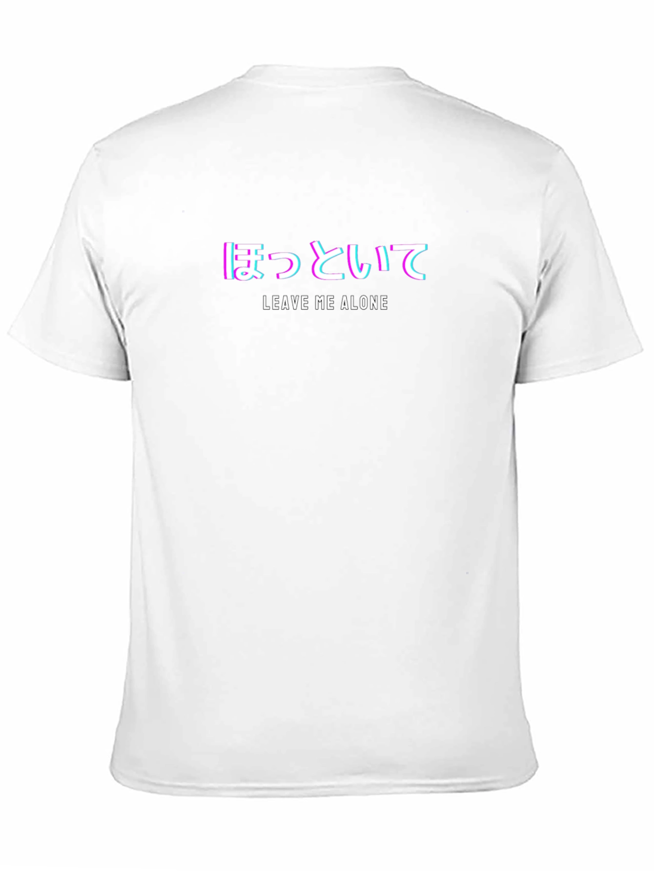 Leave Me Alone T-Shirt - Japanese Text Design