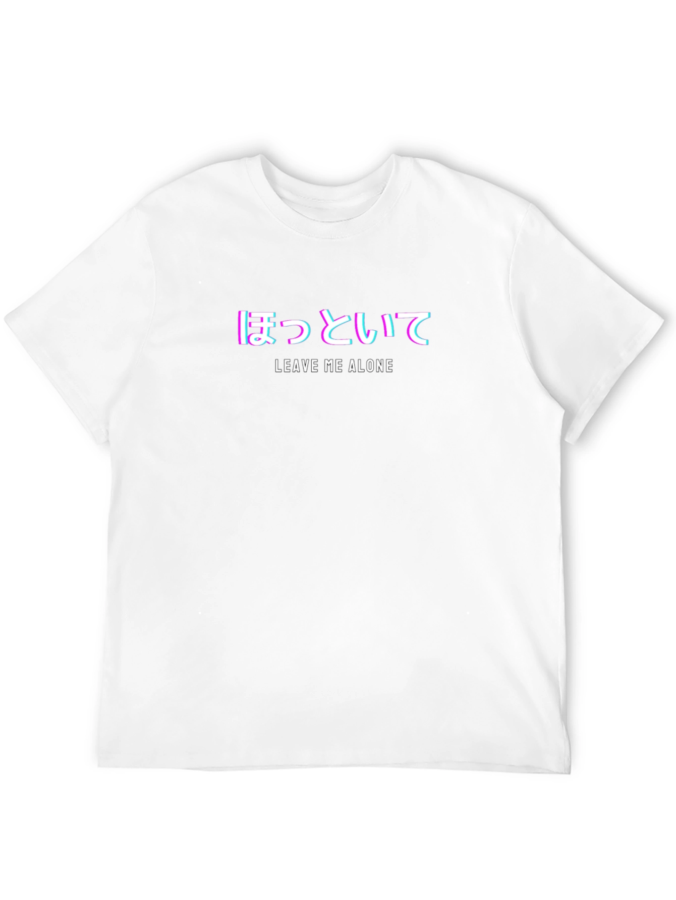 Leave Me Alone T-Shirt - Japanese Text Design