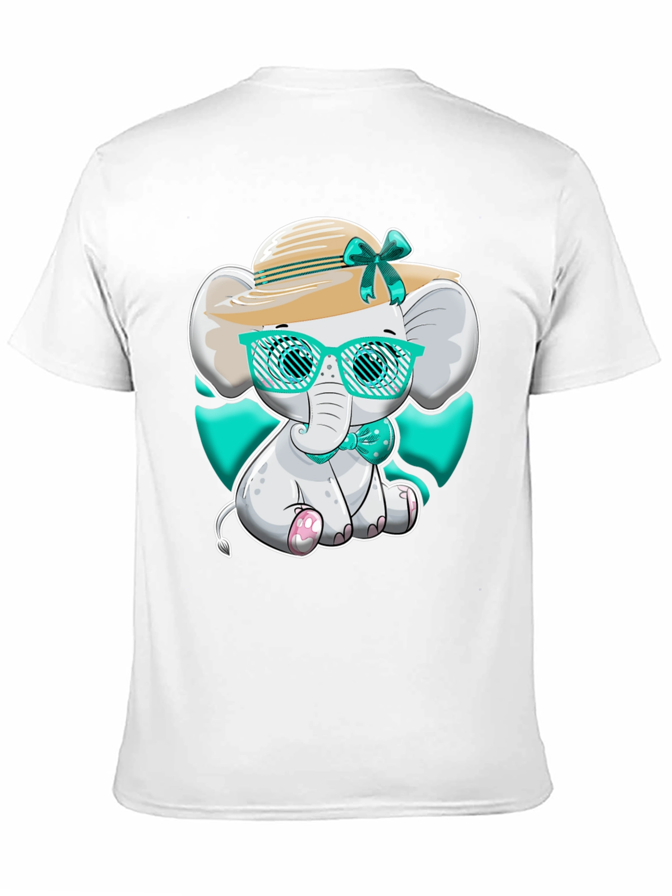 Cute Elephant T-Shirt - Cartoon Animal Design
