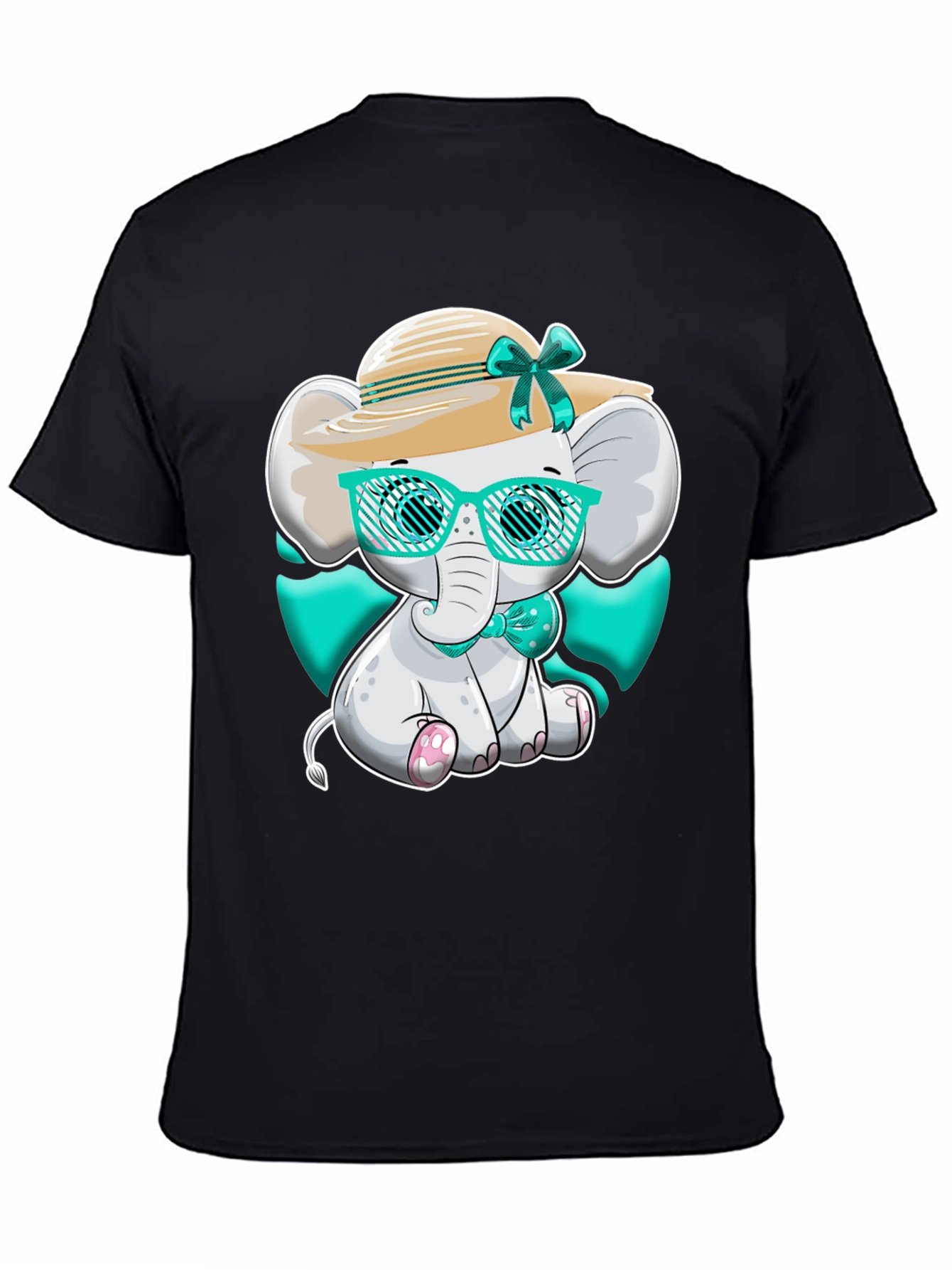 Cute Elephant T-Shirt - Cartoon Animal Design