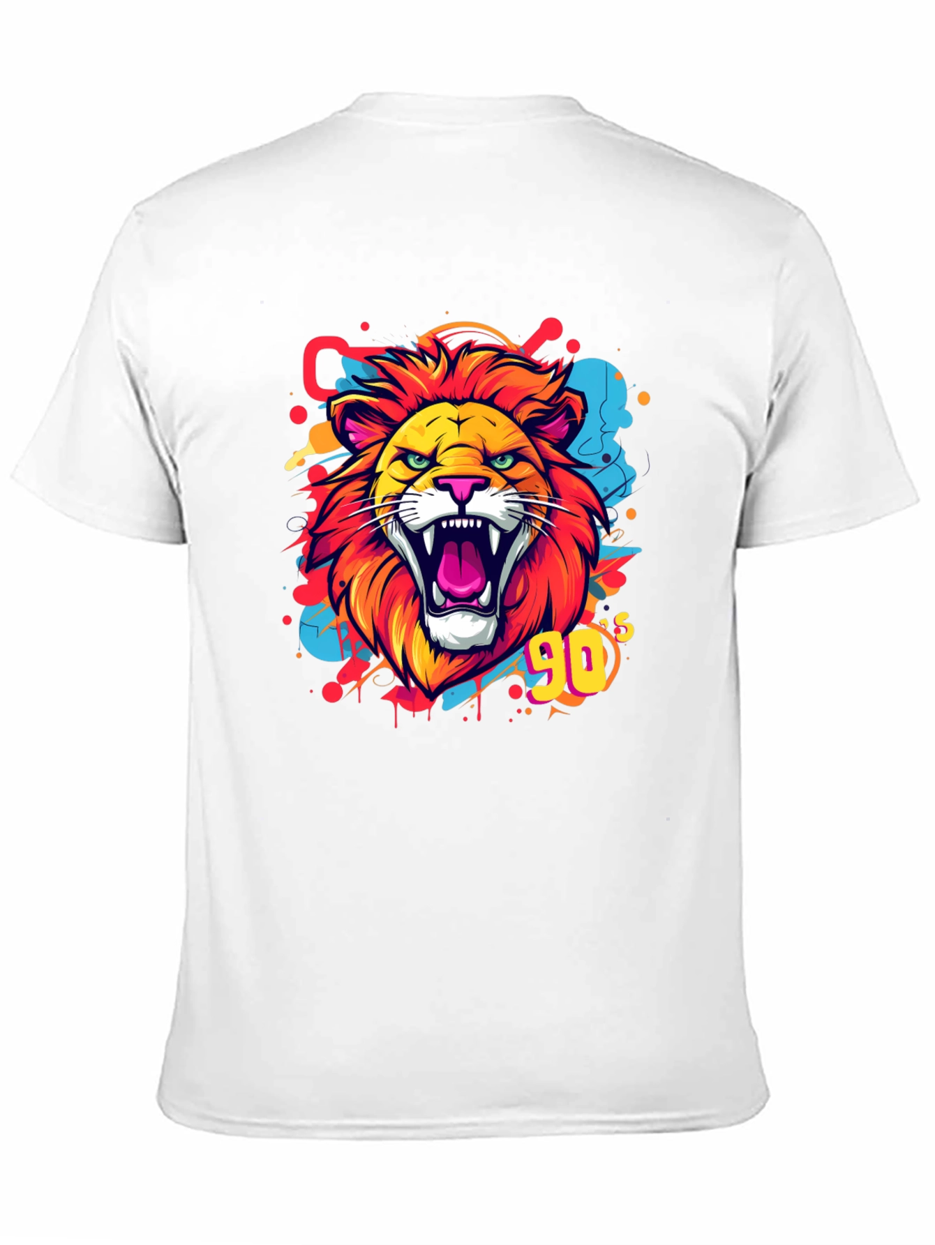 Roaring 90s Lion Graphic Tee