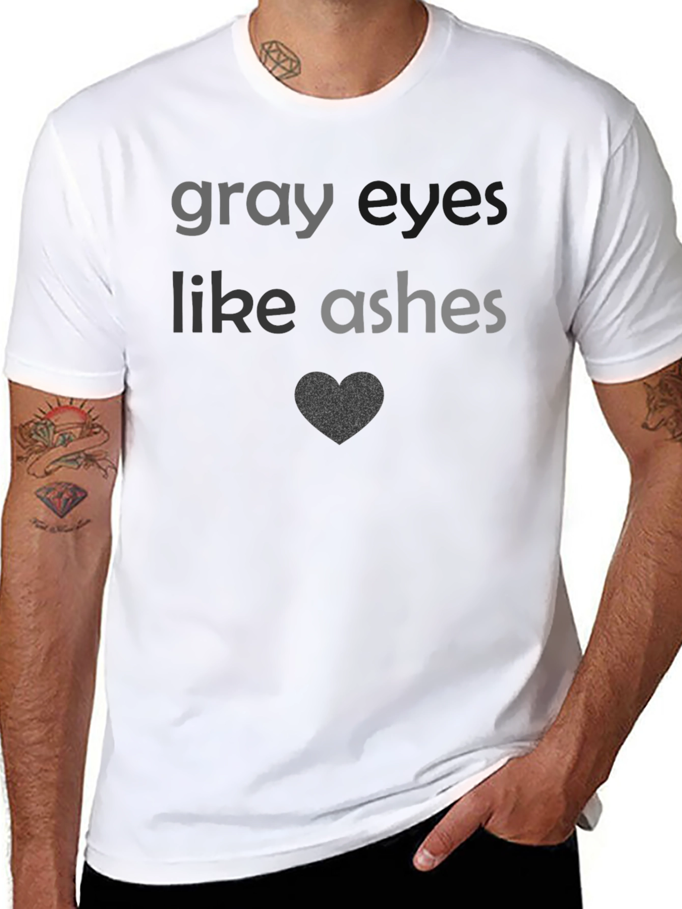 Gray Eyes Like Ashes T-Shirt