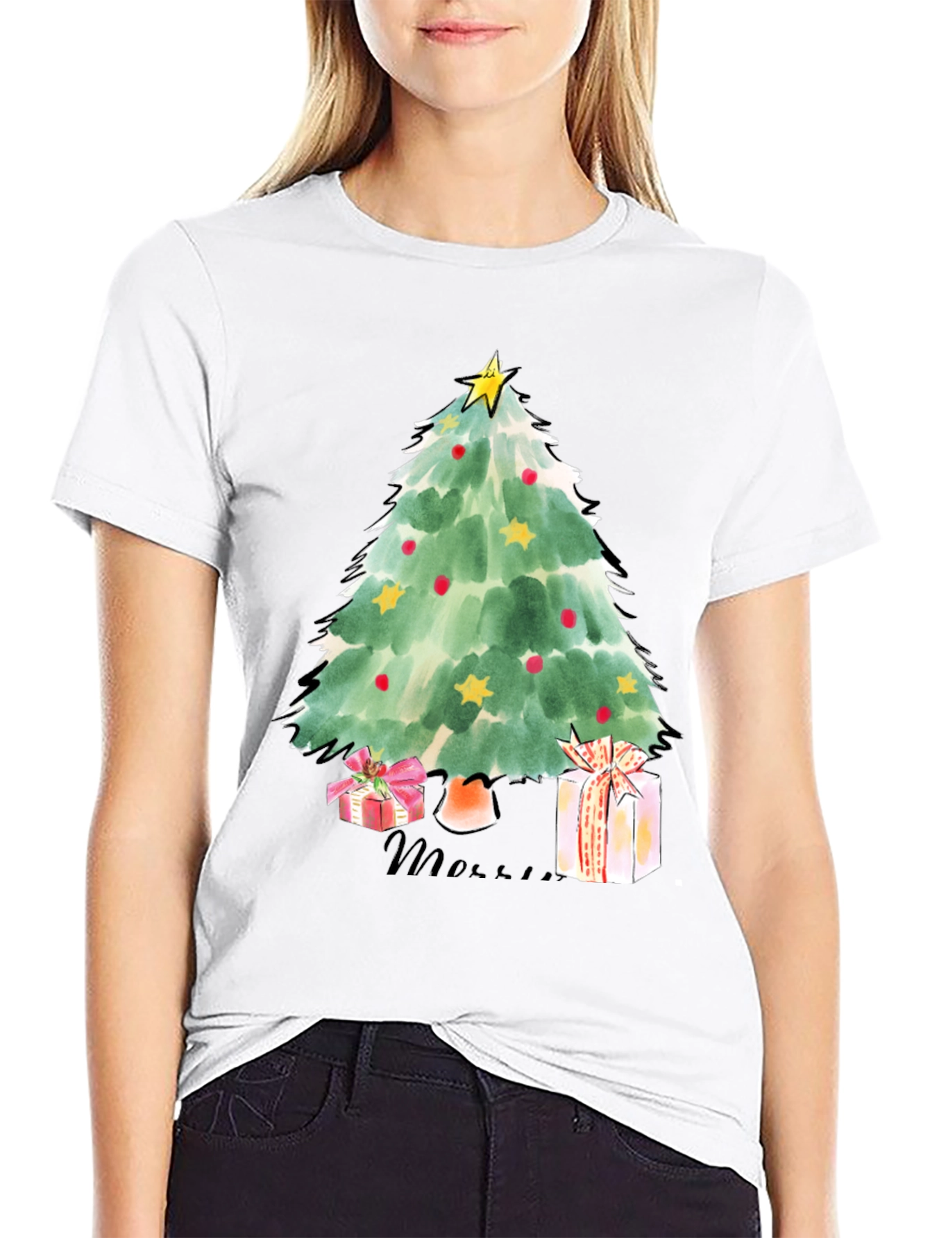 Festive Christmas Tree T-Shirt
